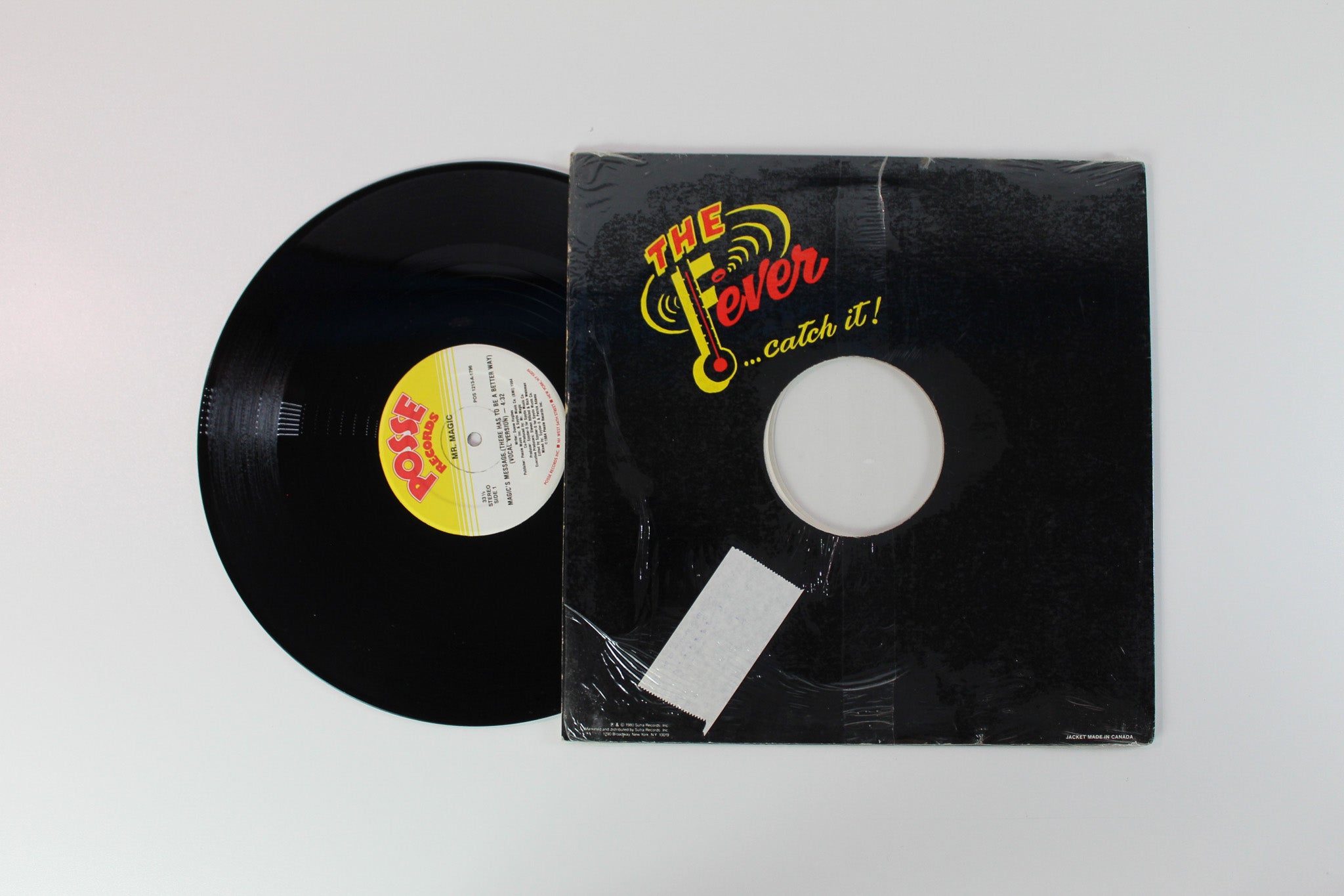 Mr. Magic - Magic's Message (There Has To Be A Better Way) on Posse Records - 12" Single