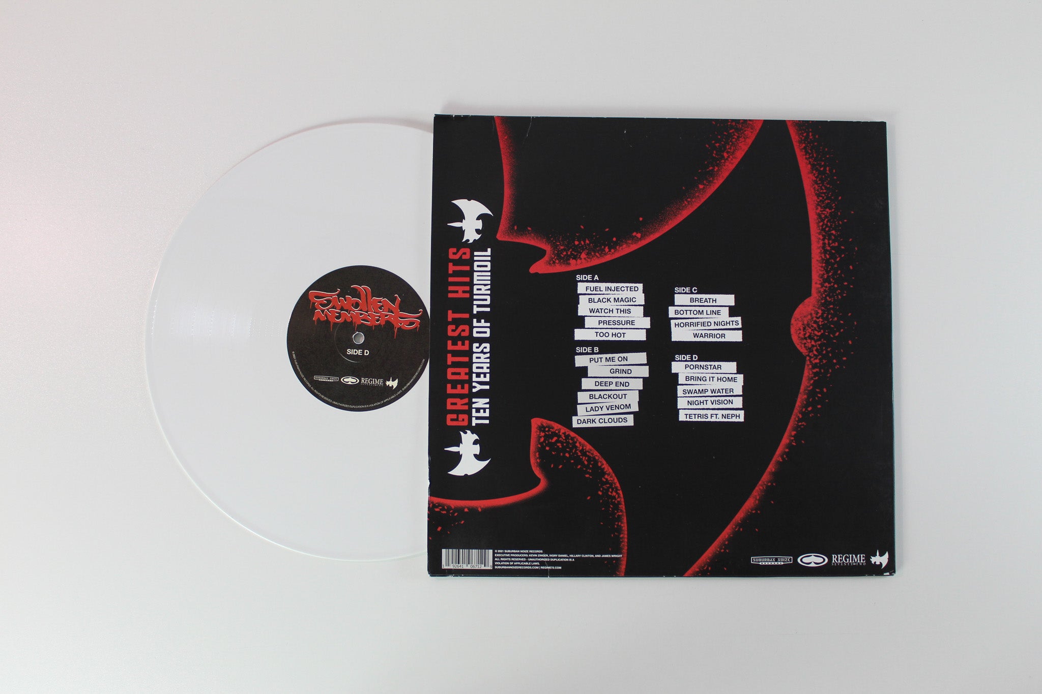 Swollen Members - Greatest Hits: Ten Years Of Turmoil on Suburban Noize Records - White Vinyl