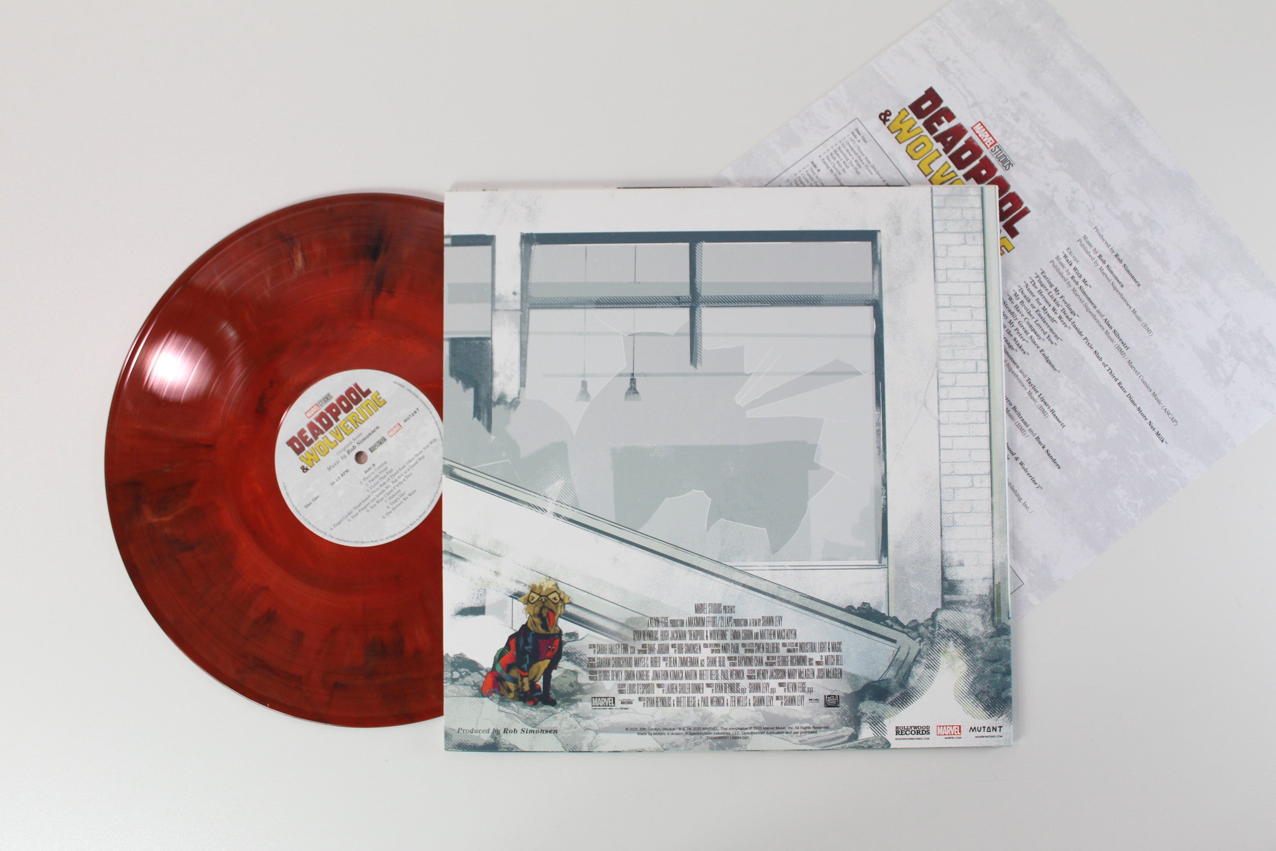 Rob Simonsen - Deadpool & Wolverine (Original Score) on Hollywood Marvel Eco Color Vinyl