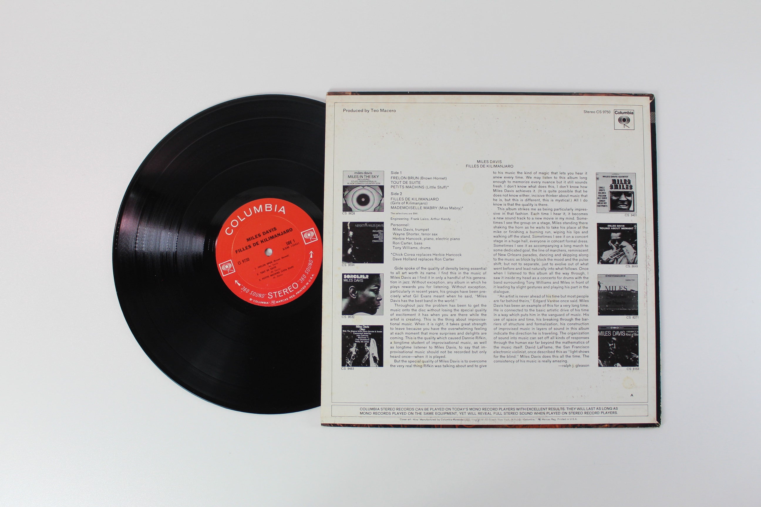 Miles Davis - Filles De Kilimanjaro on Columbia 2 Eye Stereo