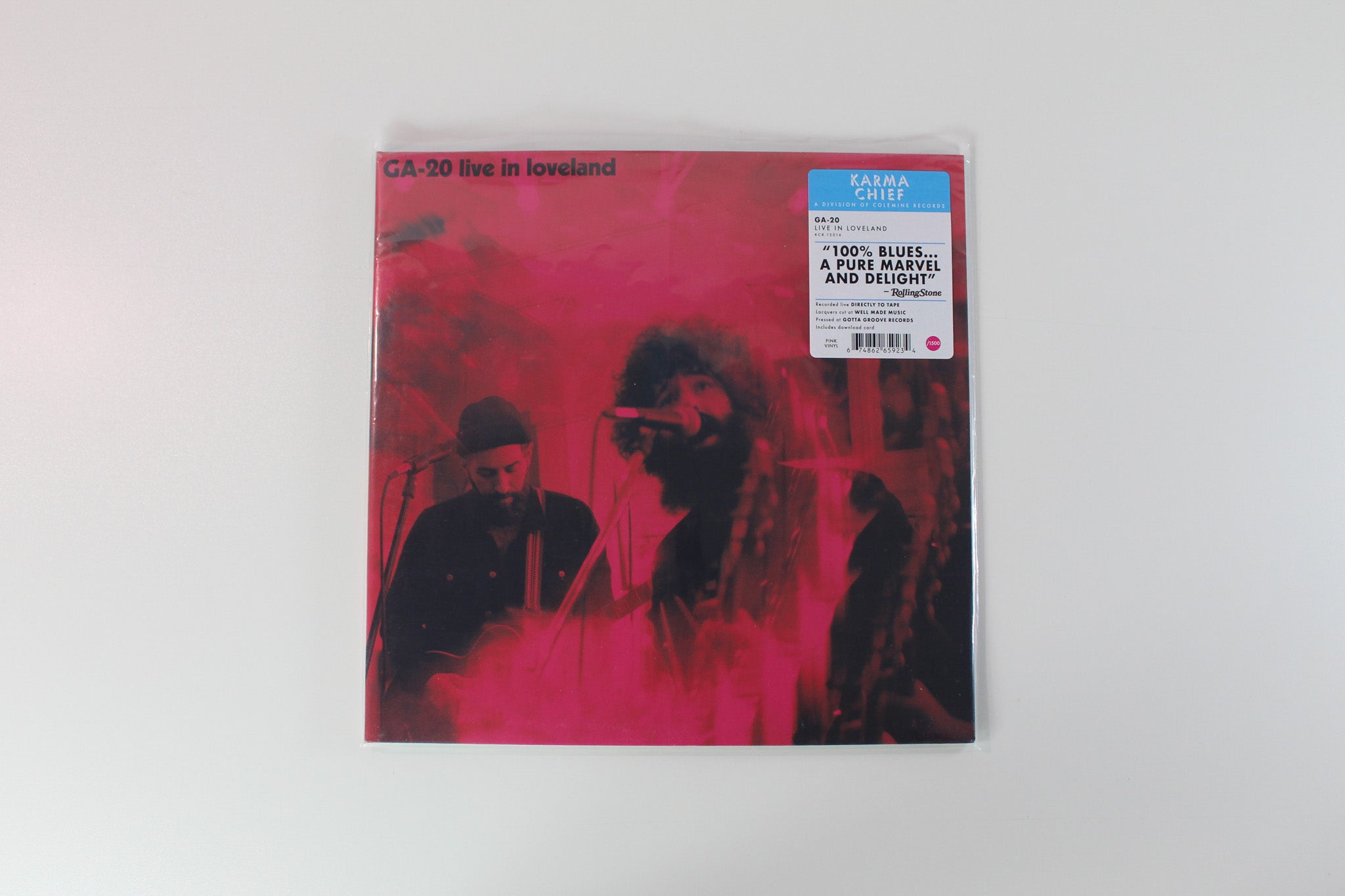 GA-20 - Live In Loveland on Karma Chief Records - Pink Vinyl