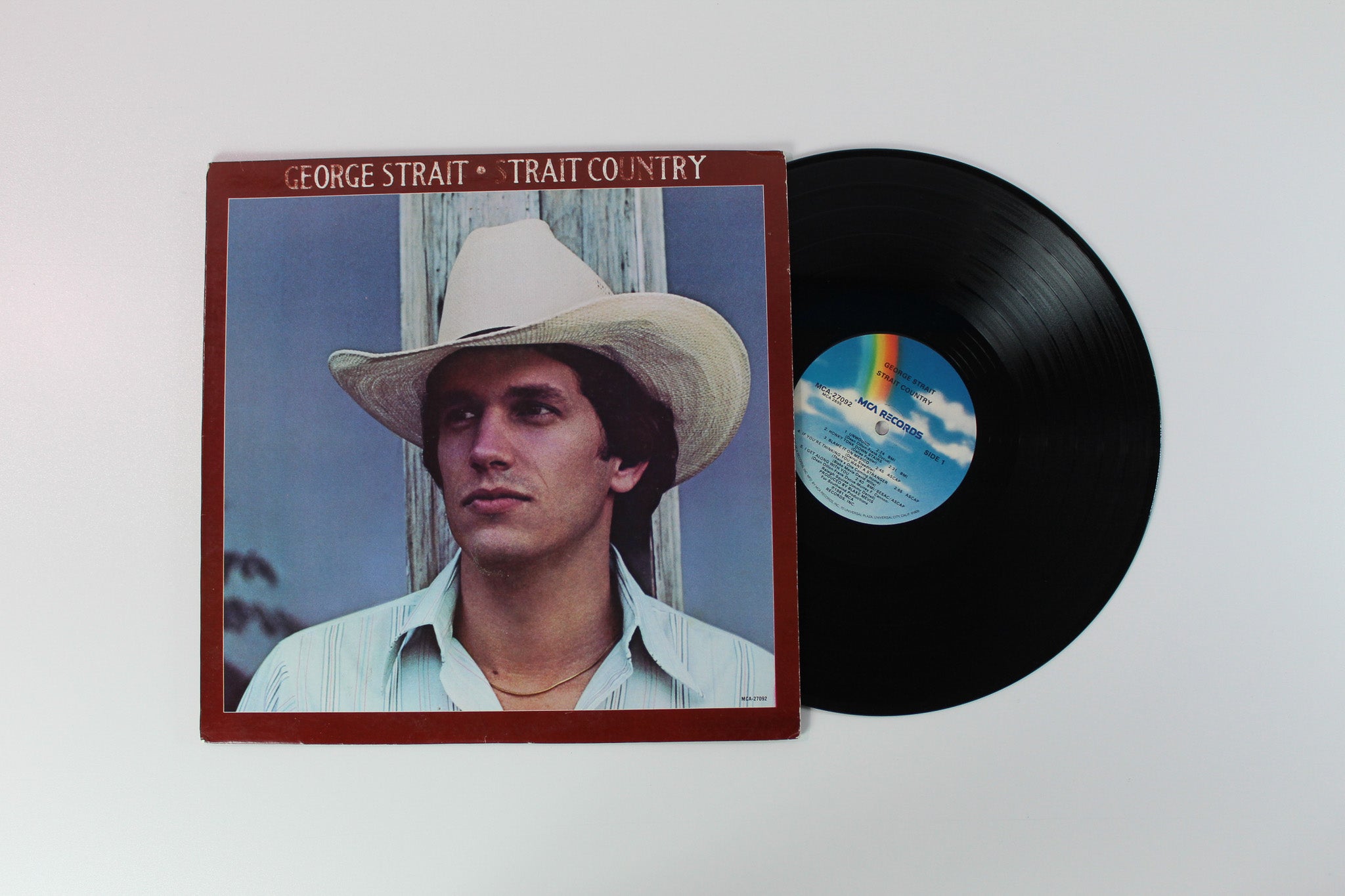George Strait - Strait Country on MCA Records