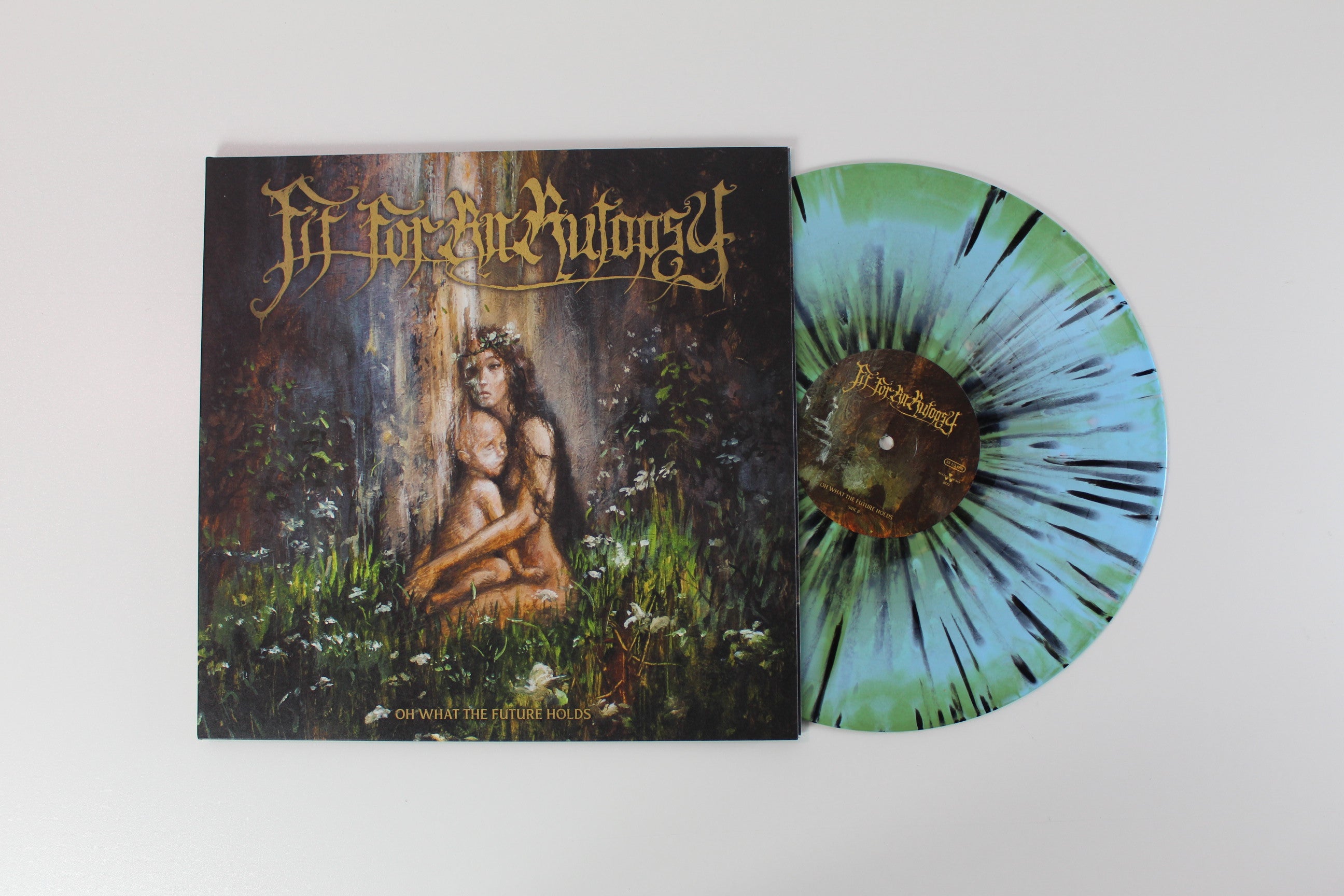 Fit For An Autopsy - Oh What The Future Holds on Nuclear Blast Ltd Blue/Green swirl w/ Pink/Black Splatter