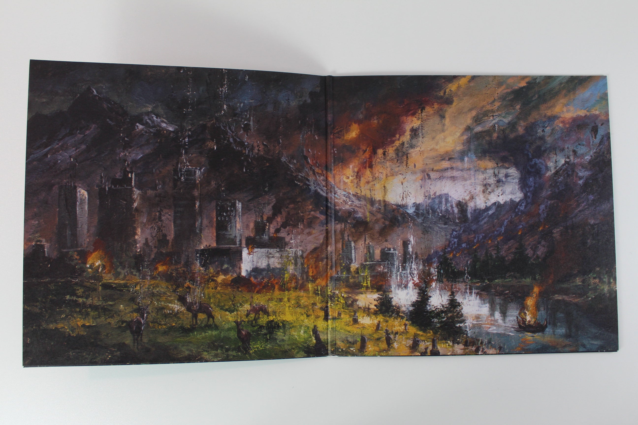 Fit For An Autopsy - Oh What The Future Holds on Nuclear Blast Ltd Blue/Green swirl w/ Pink/Black Splatter