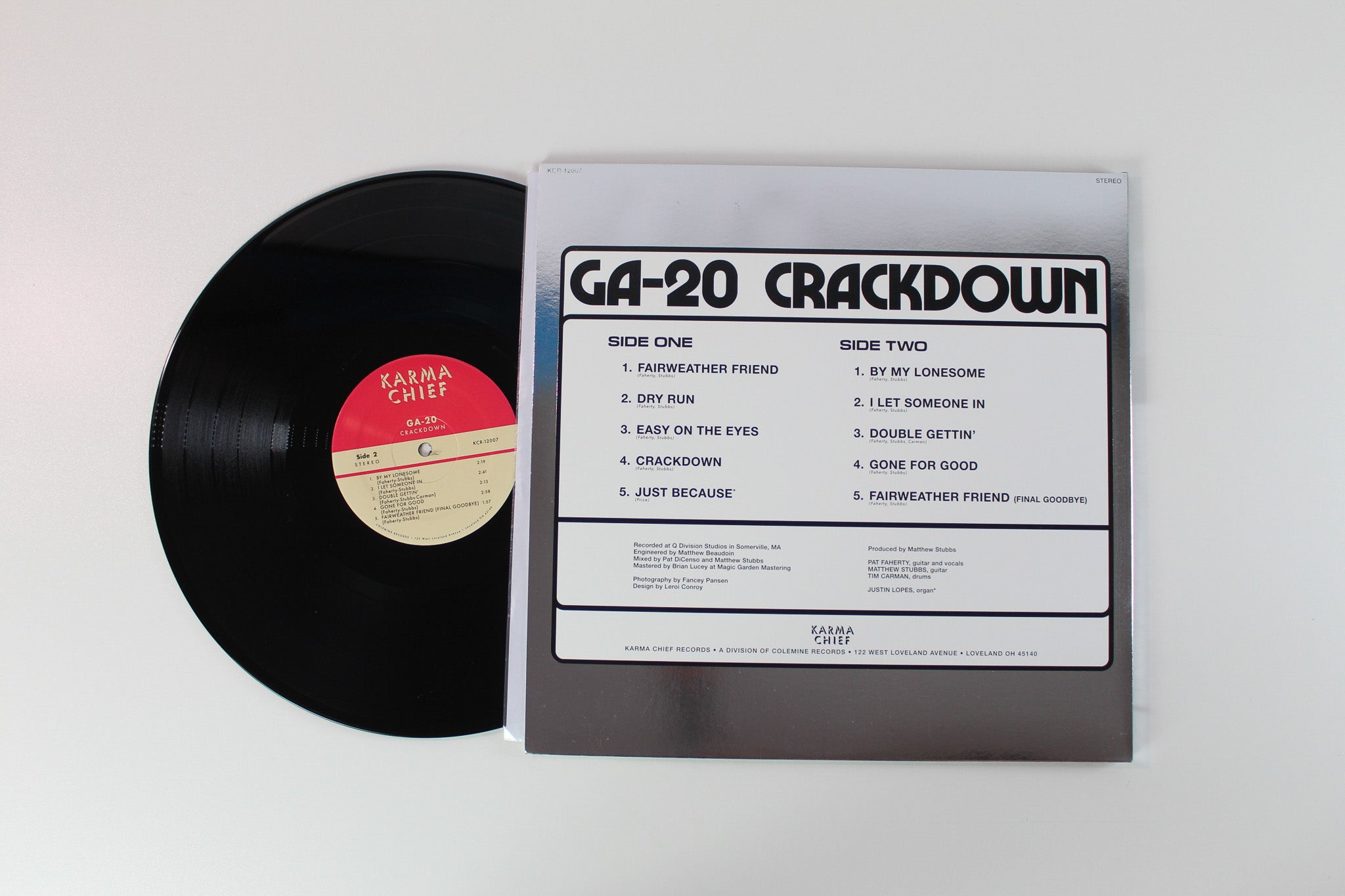 GA-20 - Crackdown on Karma Chief Records