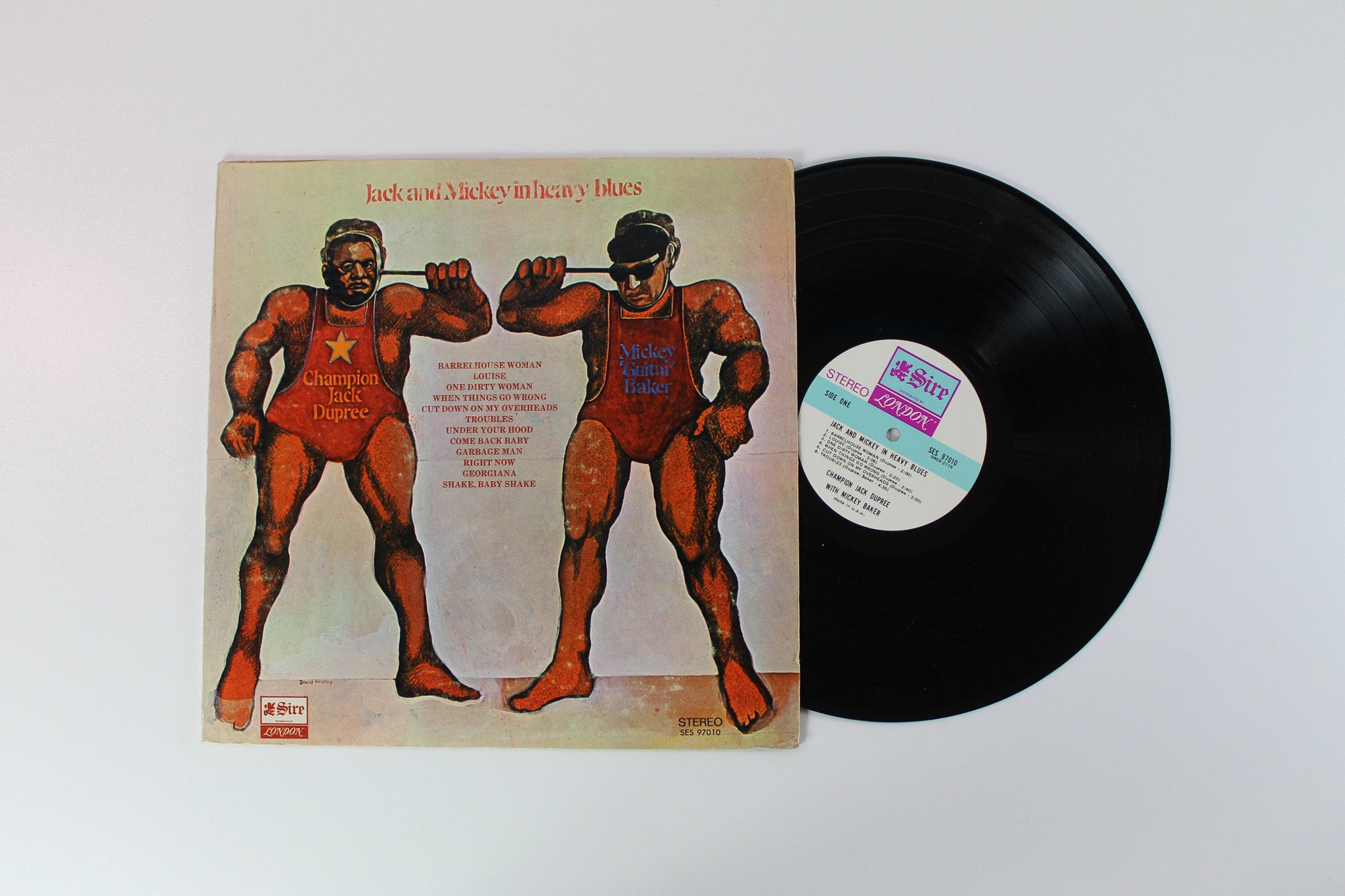 Champion Jack Dupree & His Blues Band - Jack And Mickey In Heavy Blues on Sire