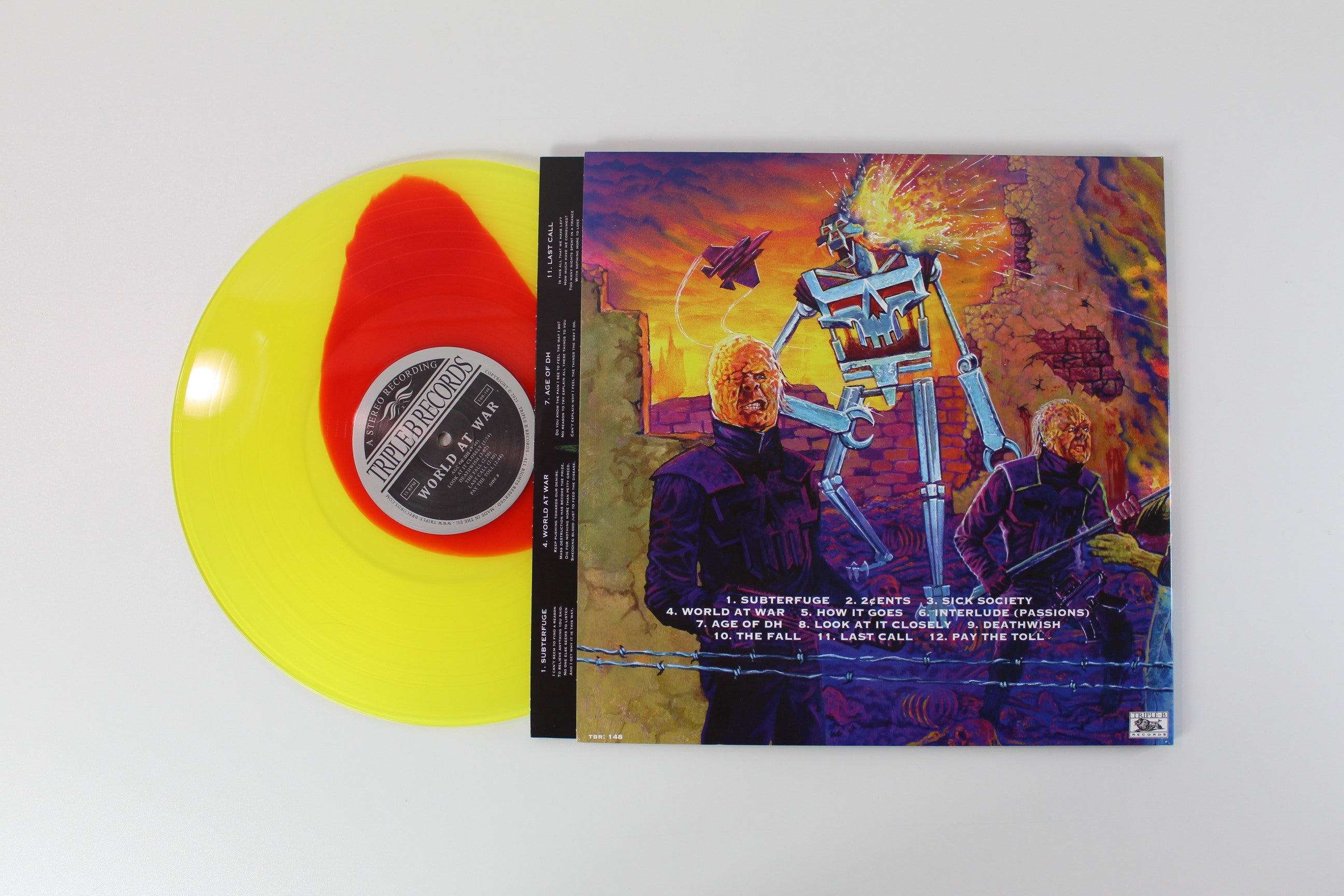 Dead Heat - World At War on Triple B Clear Red Inside Clear Yellow