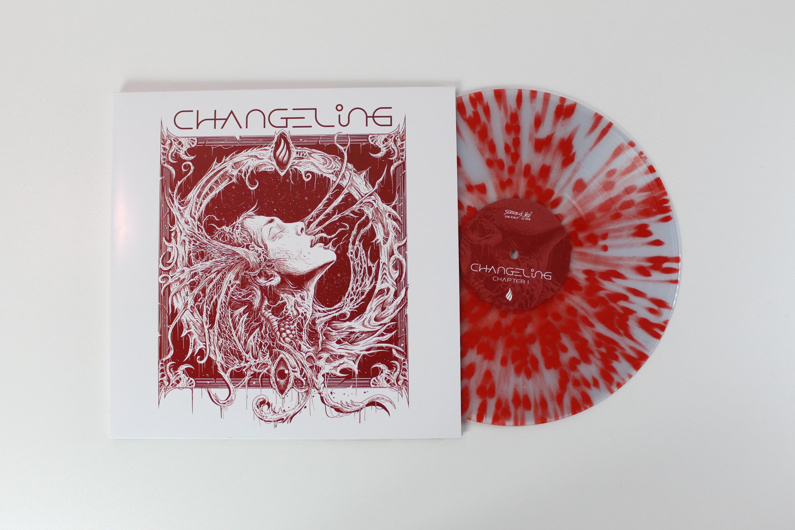 Changeling - Changeling on Season of Mist Crystal Clear With Red Splatter Vinyl