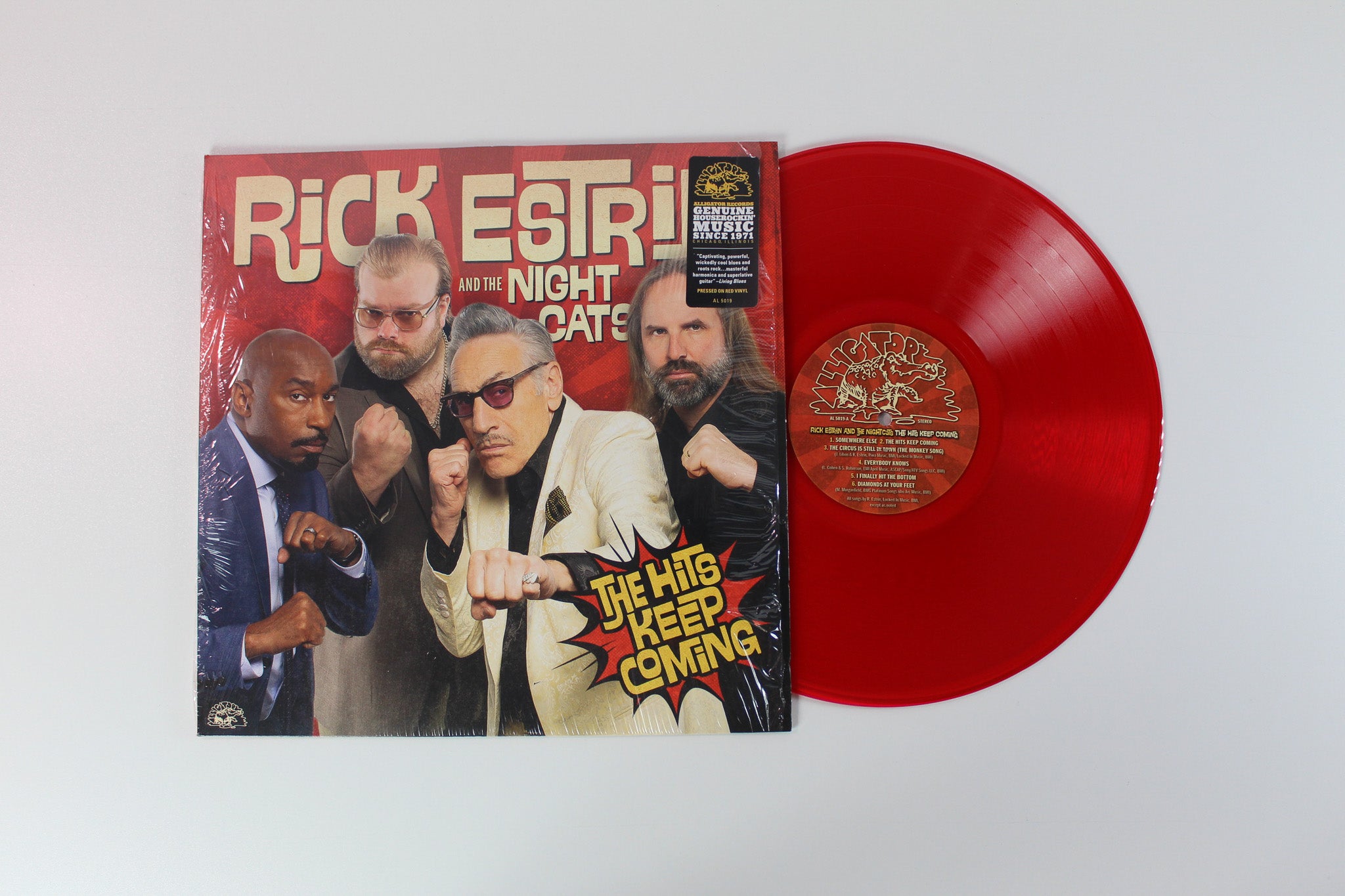 Rick Estrin And The Nightcats - The Hits Keep Coming on Alligator Records - Red Vinyl