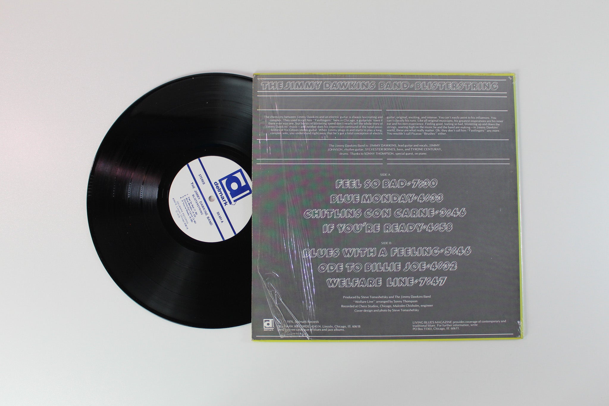 The Jimmy Dawkins Band - Blisterstring on Delmark Records