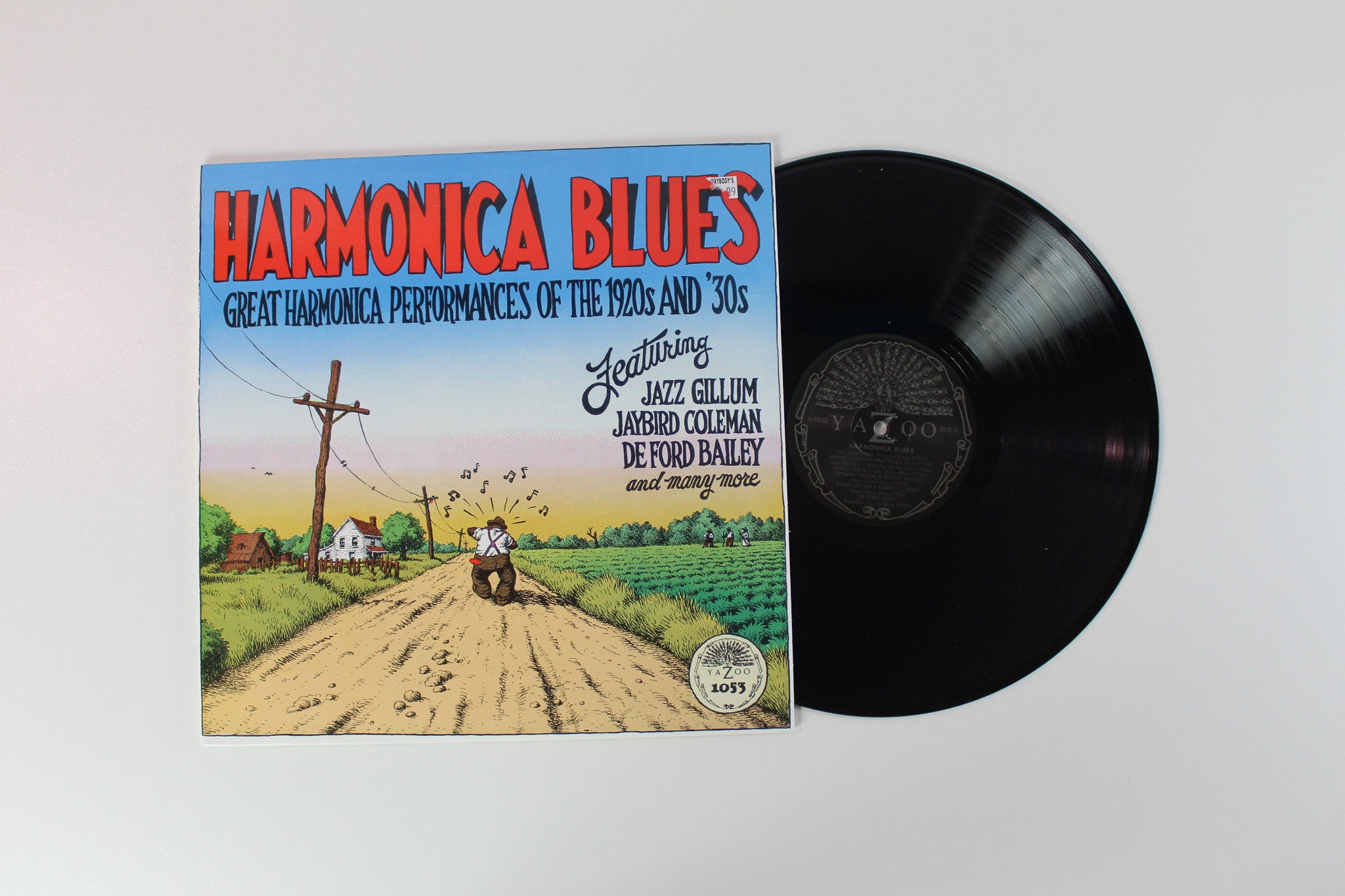 Various - Harmonica Blues: Great Harmonica Performances Of The 1920s And '30s on Yazoo Reissue