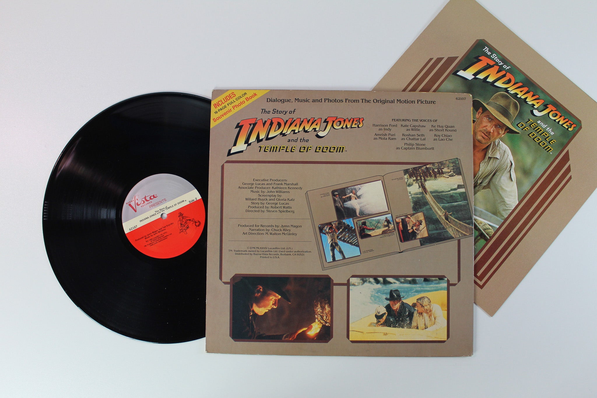 Chuck Riley - The Story Of Indiana Jones And The Temple Of Doom on Buena Vista Records