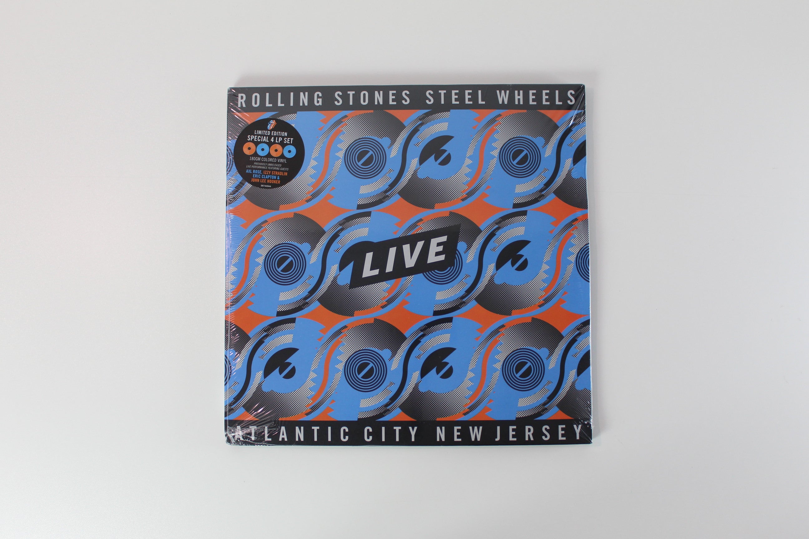 The Rolling Stones - Steel Wheels Live Atlantic City New Jersey on Rolling Stones Records Colored Vinyl Sealed