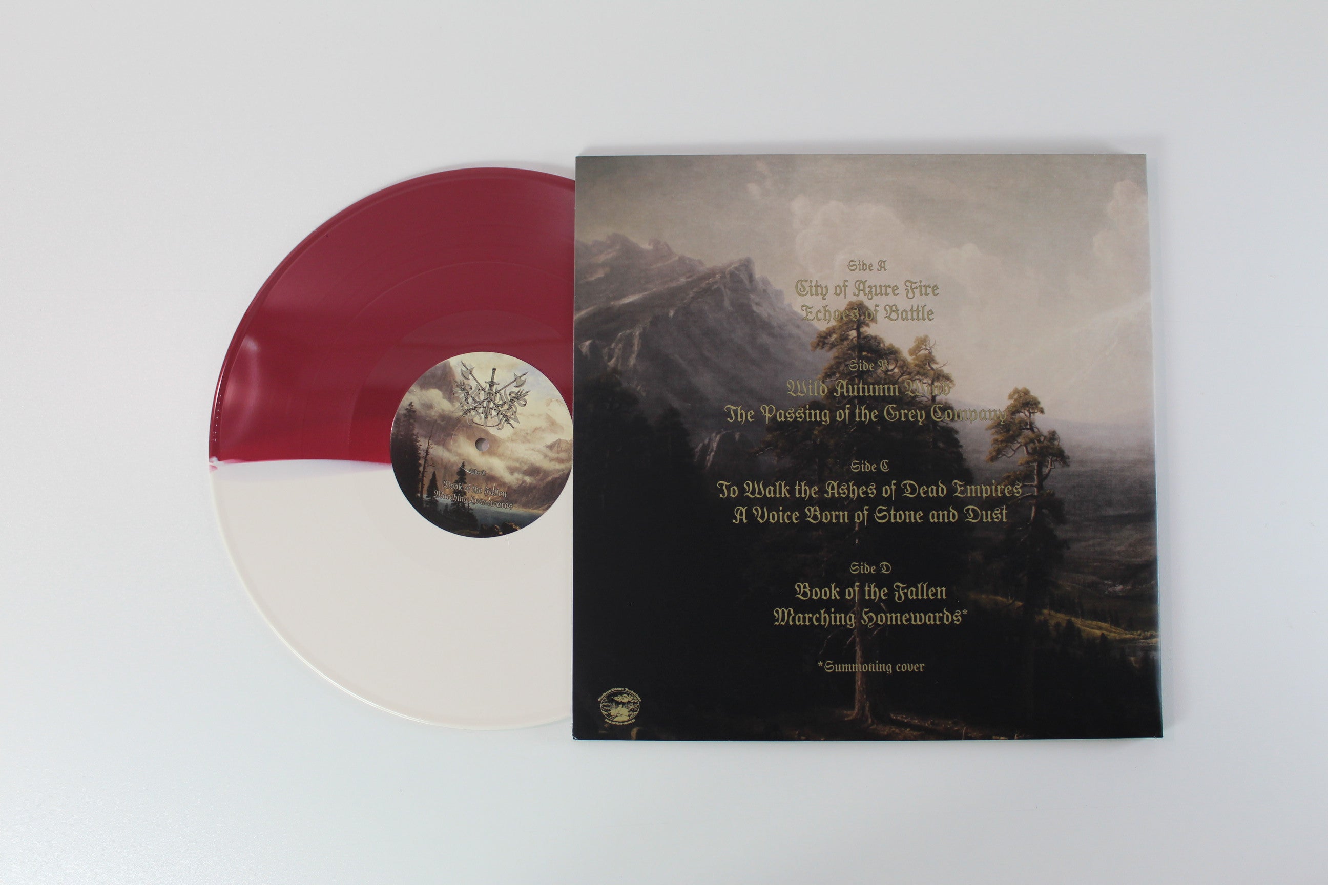 Caladan Brood - Echoes Of Battle on Northern Silence Ltd Bone & Oxblood Reissue