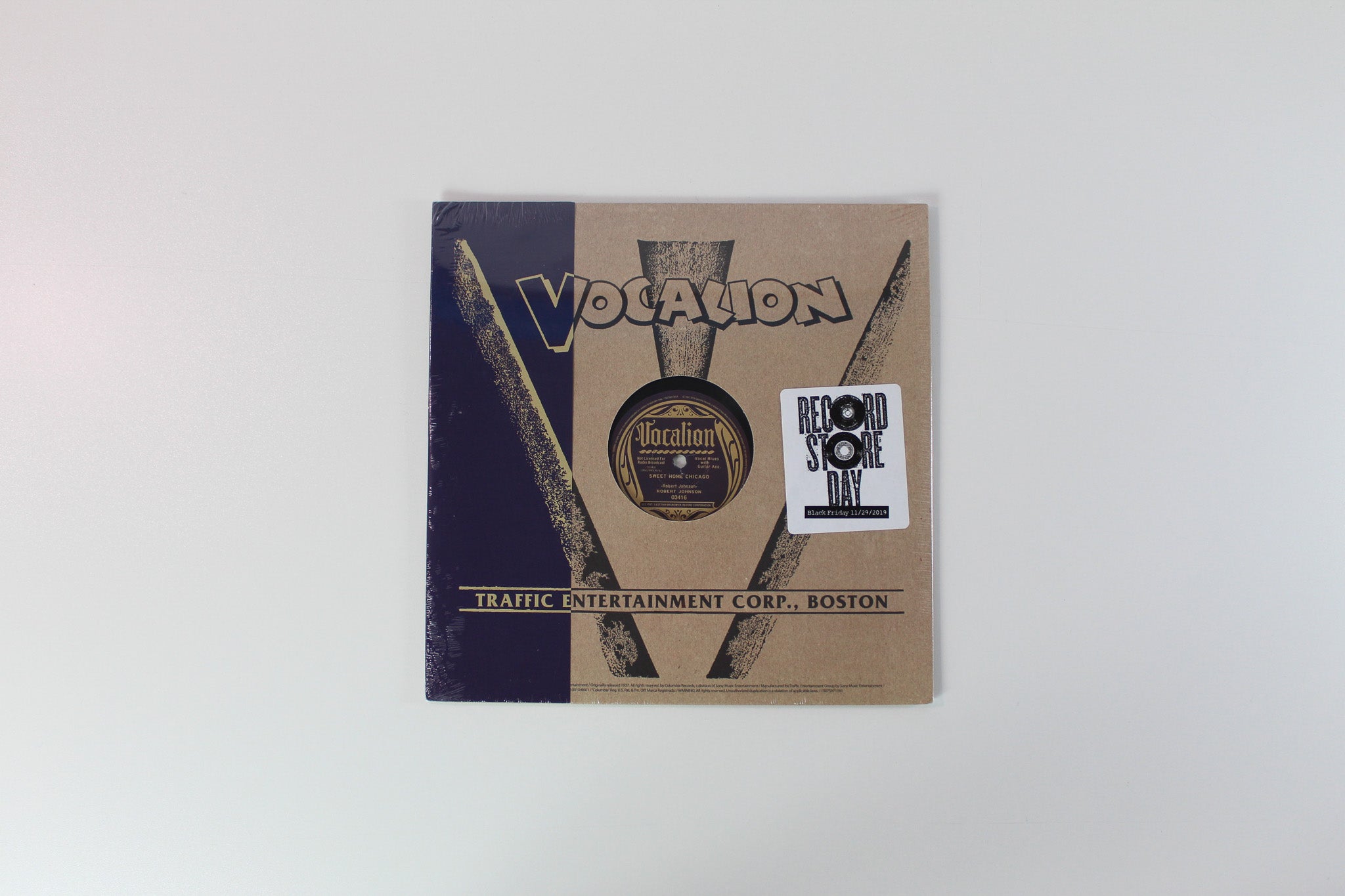 Robert Johnson - Sweet Home Chicago / Walkin Blues on Traffic Entertainment / Columbia - 10" 78 RPM Sealed