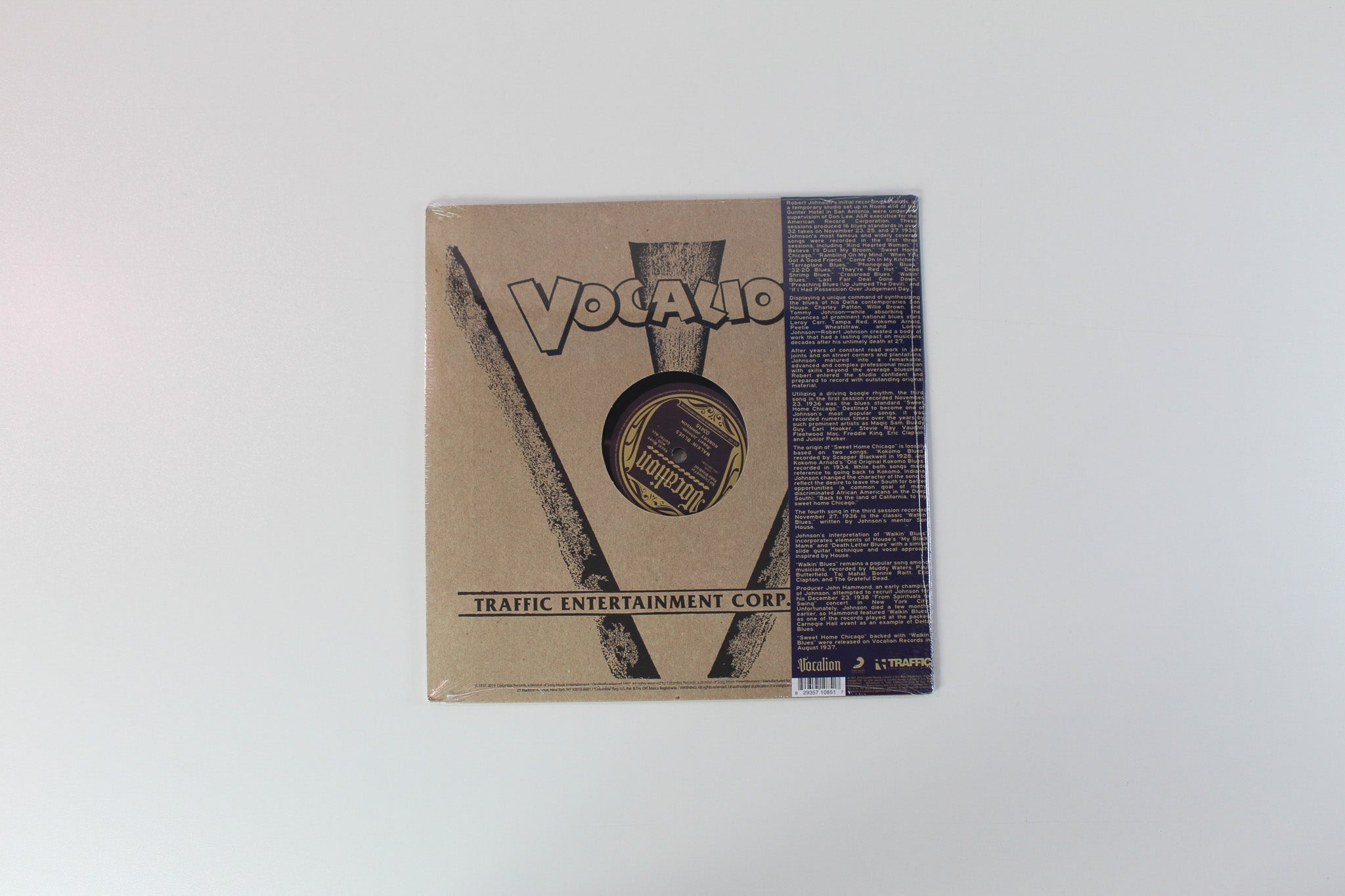 Robert Johnson - Sweet Home Chicago / Walkin Blues on Traffic Entertainment / Columbia - 10" 78 RPM Sealed