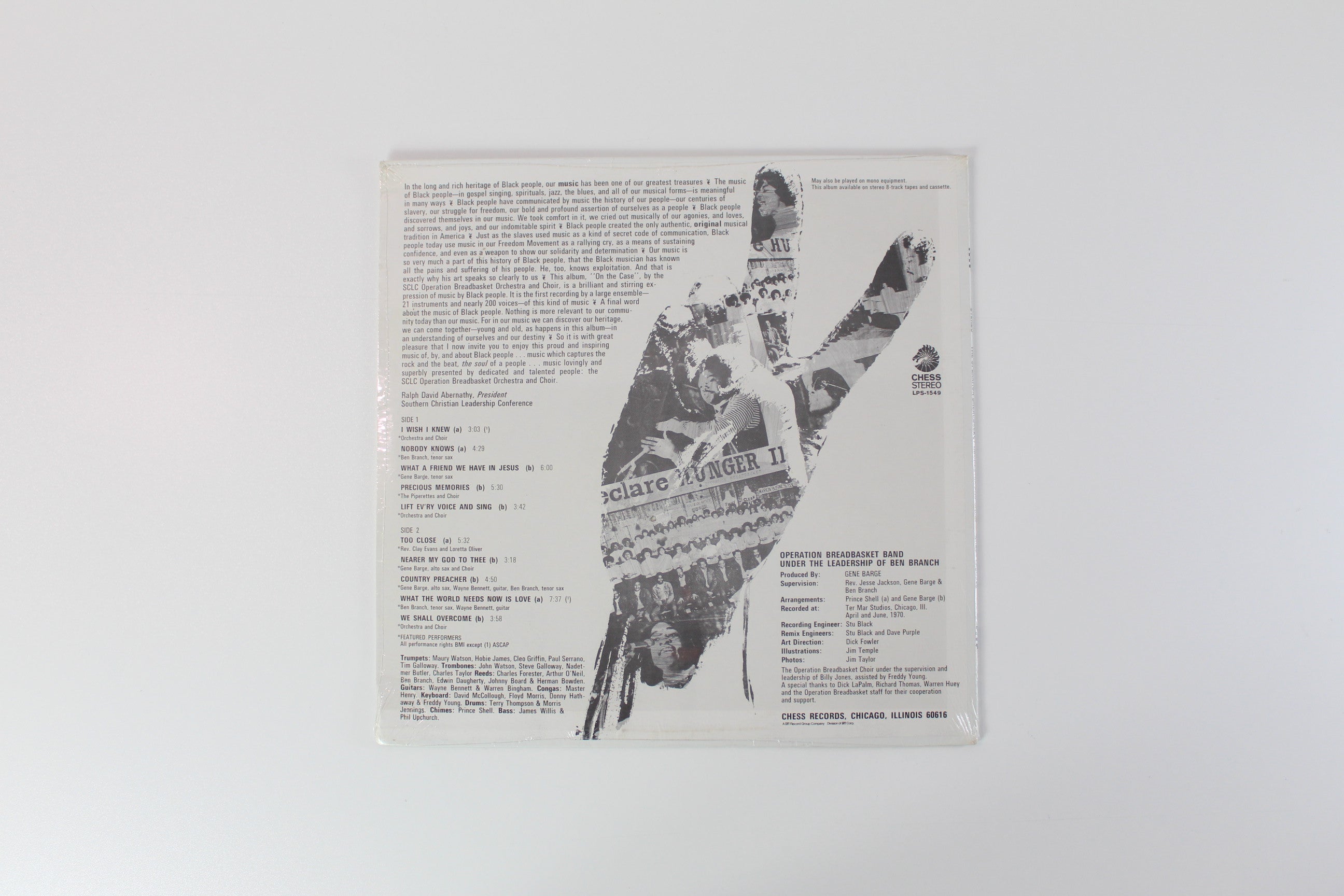 The Operation Breadbasket Orch. & Choir - On The Case on Chess Sealed