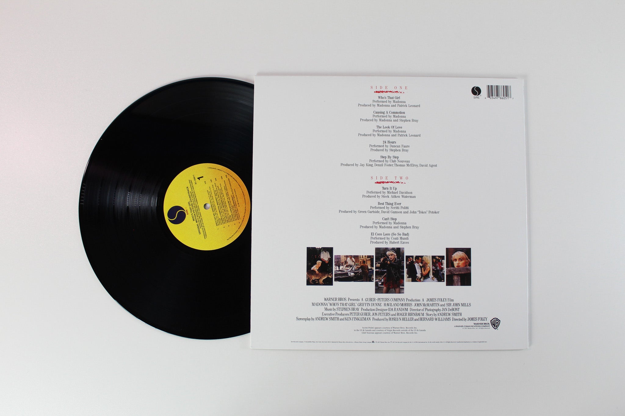 Madonna - Who's That Girl (Original Motion Picture Soundtrack) on Sire / Warner