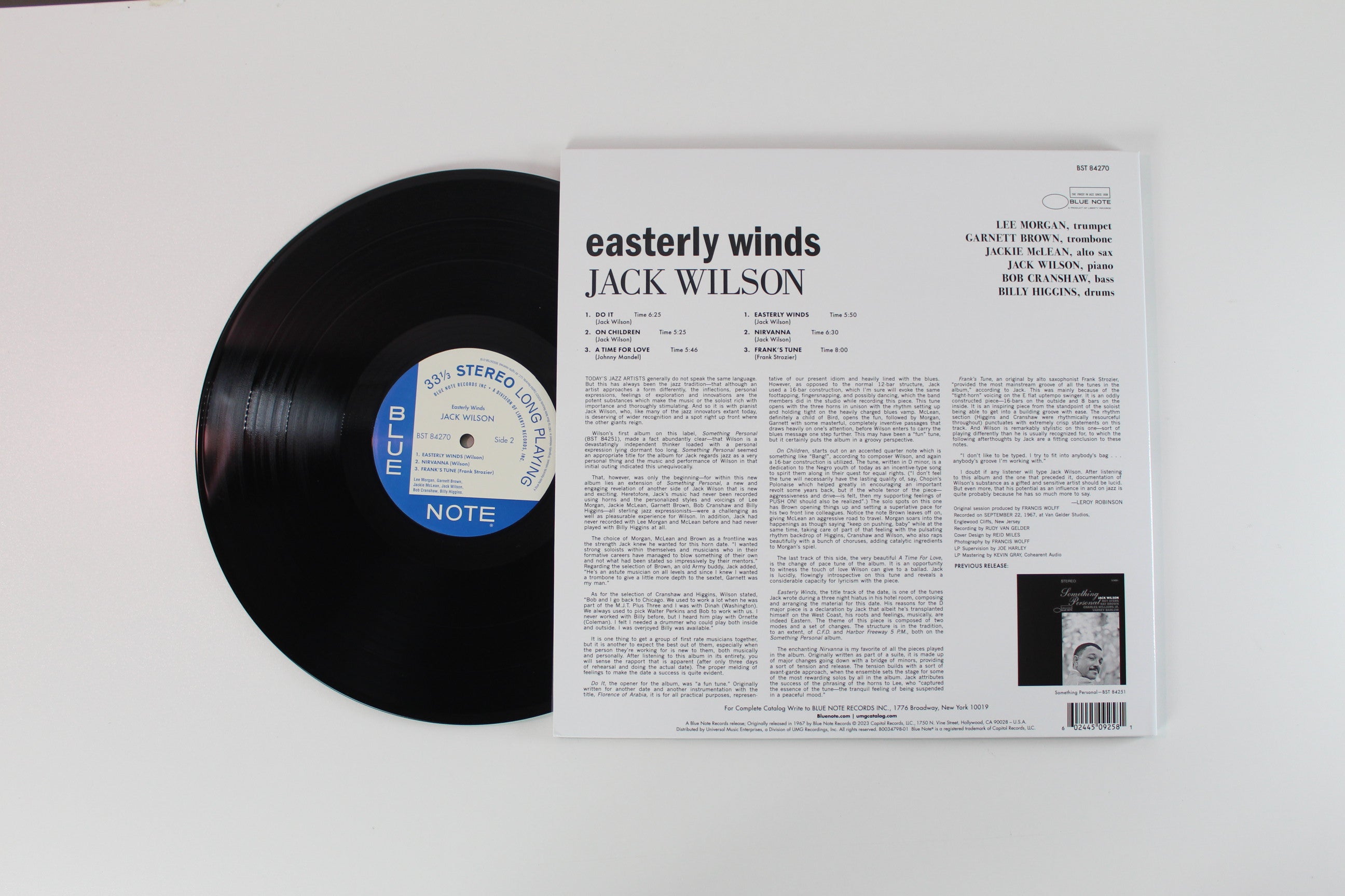Jack Wilson - Easterly Winds Blue Note Tone Poet Series Reissue