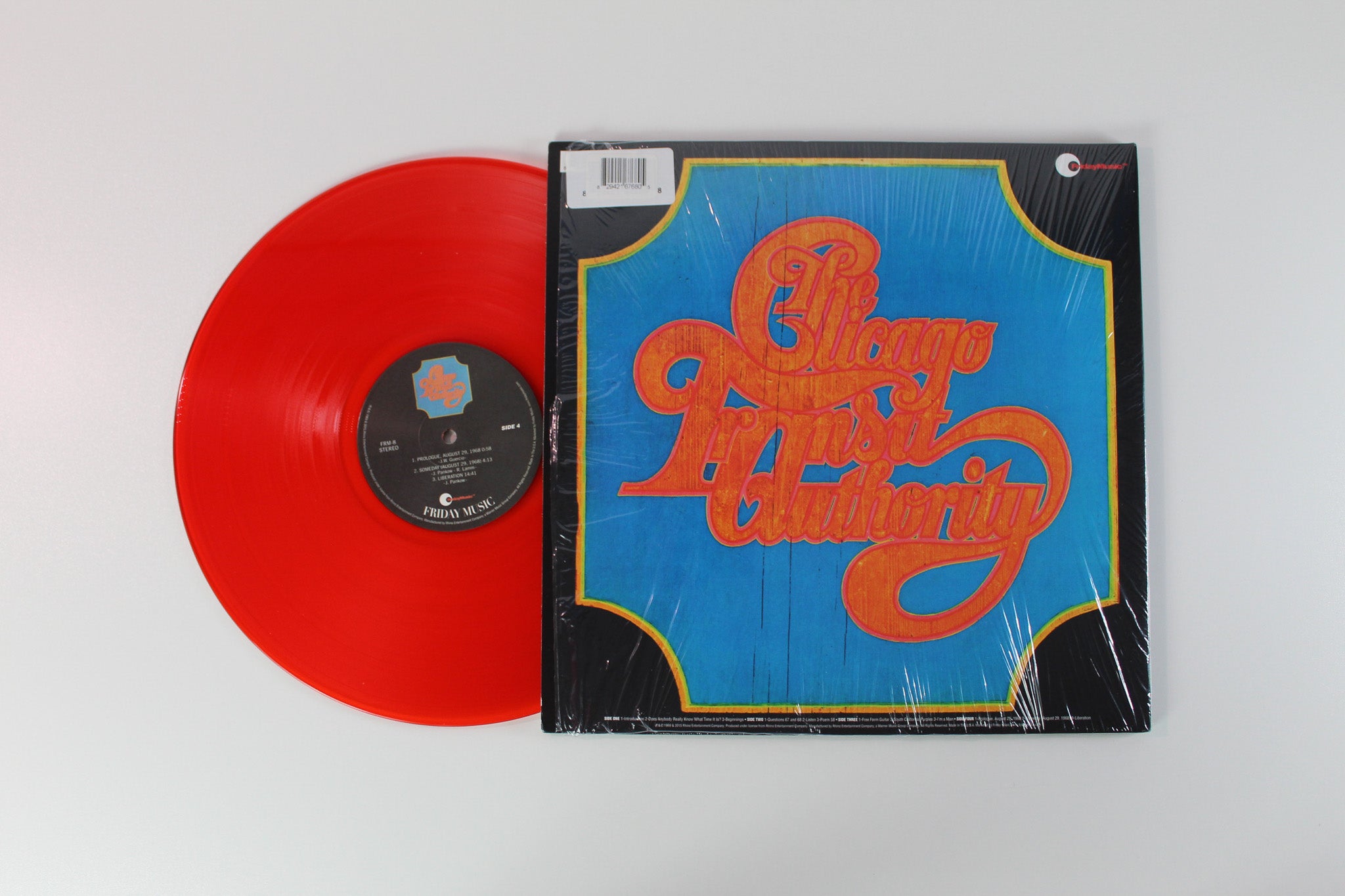 Chicago - Chicago Transit Authority on Friday Music Ltd Translucent Red Vinyl Reissue