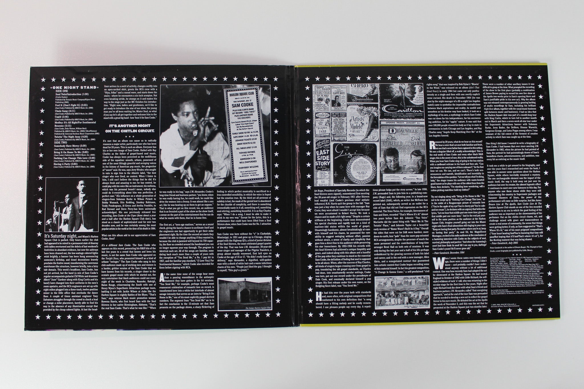 Sam Cooke - One Night Stand! Sam Cooke Live At The Harlem Square Club Ltd. Reissue on RCA/Analog Spark