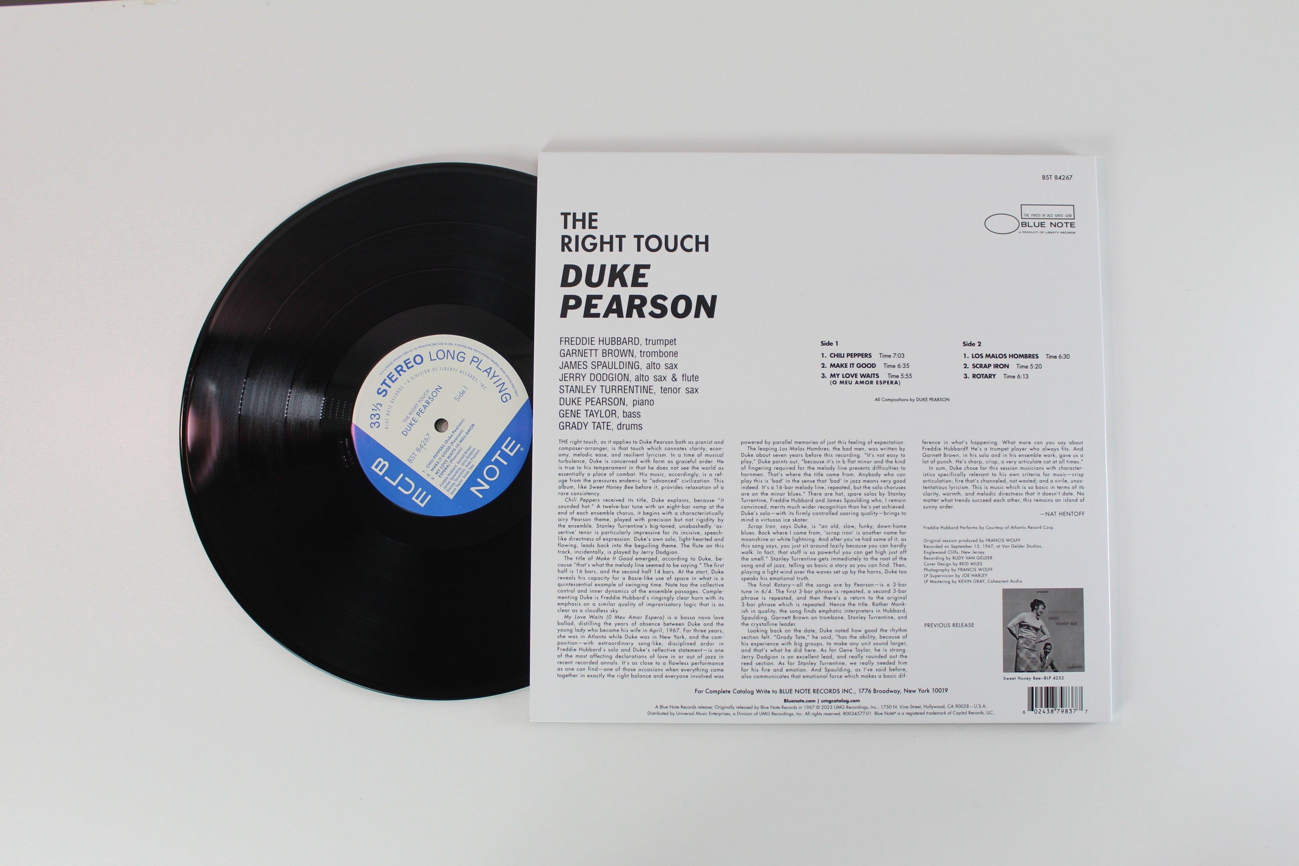 Duke Pearson - The Right Touch Blue Note Tone Poet Series Reissue