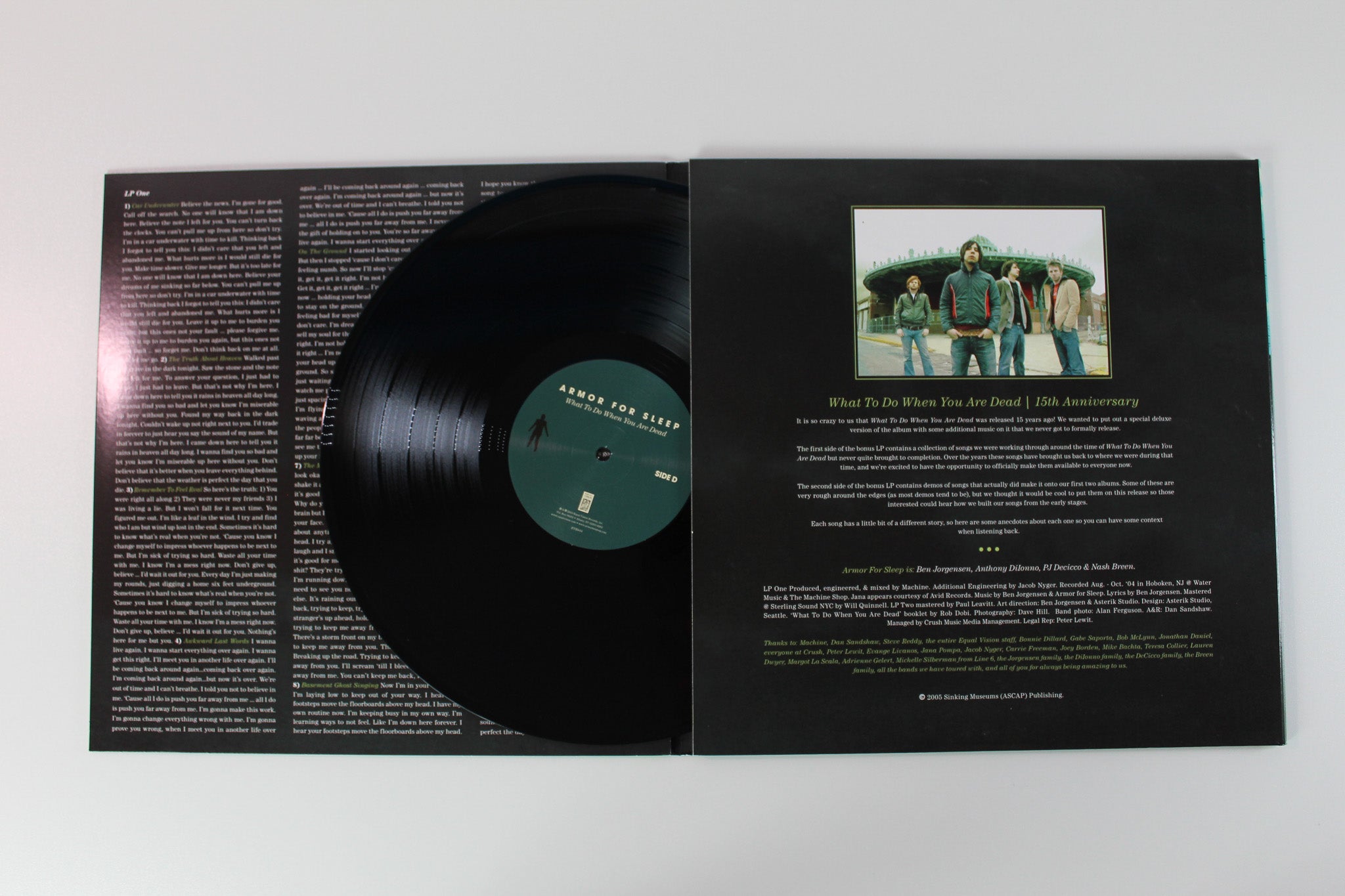 Armor For Sleep - What To Do When You Are Dead Ltd. Edition on Equal Vision Records
