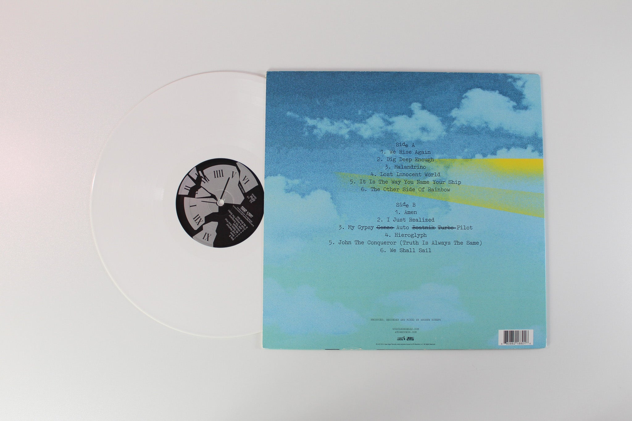 Gogol Bordello - Pura Vida Conspiracy on ATO Records White Vinyl w/ Bonus 7-inch