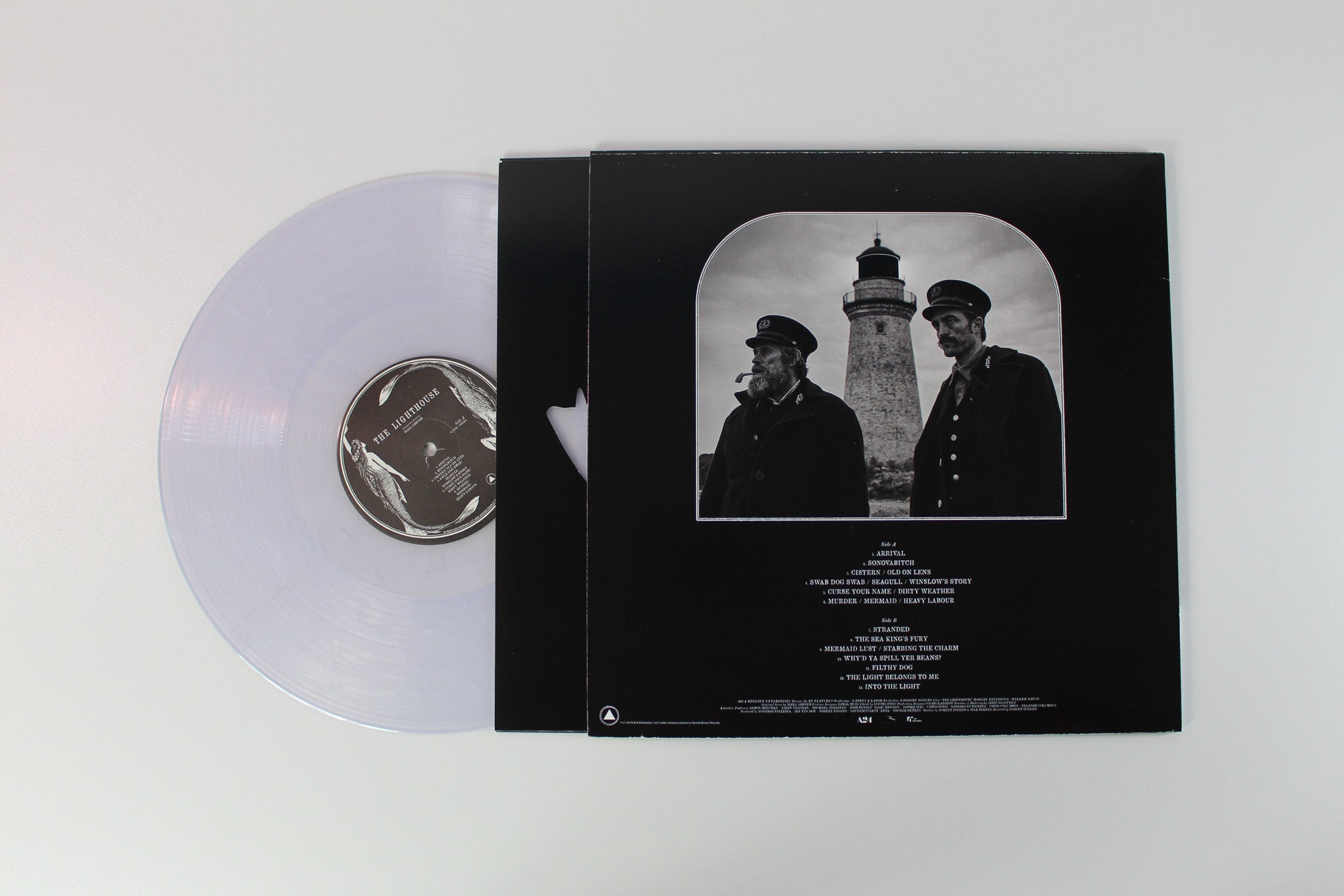 Mark Korven - The Lighthouse (Original Soundtrack) Ltd. on Sacred Bones Records Clear w/ White Fog Vinyl