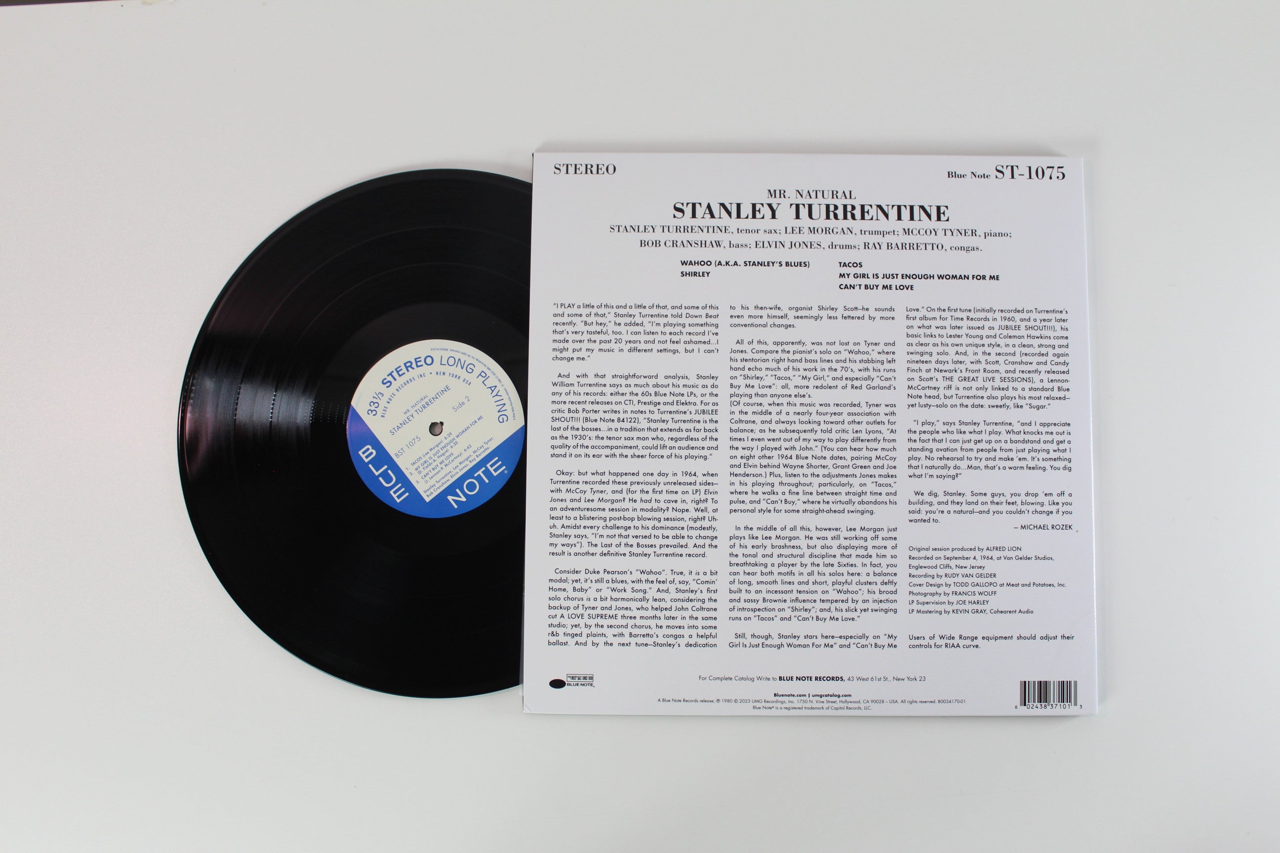 Stanley Turrentine - Mr. Natural Blue Note Tone Poet Series Reissue