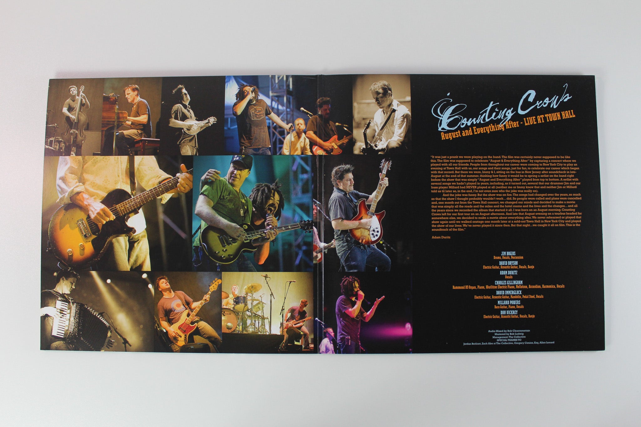 Counting Crows - August And Everything After - Live At Town Hall Ltd. Reissue on Back On Black Blue Vinyl
