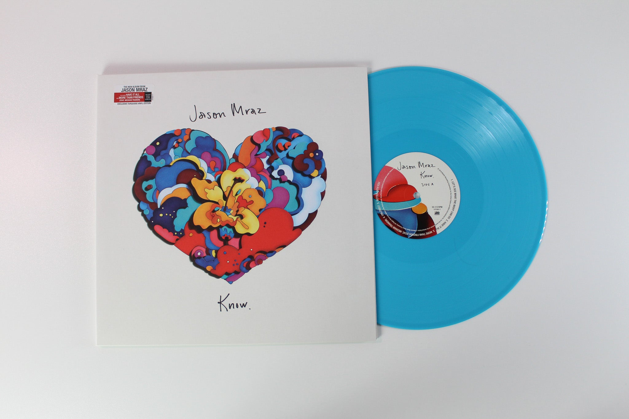 Jason Mraz - Know on Atlantic Turquoise Vinyl