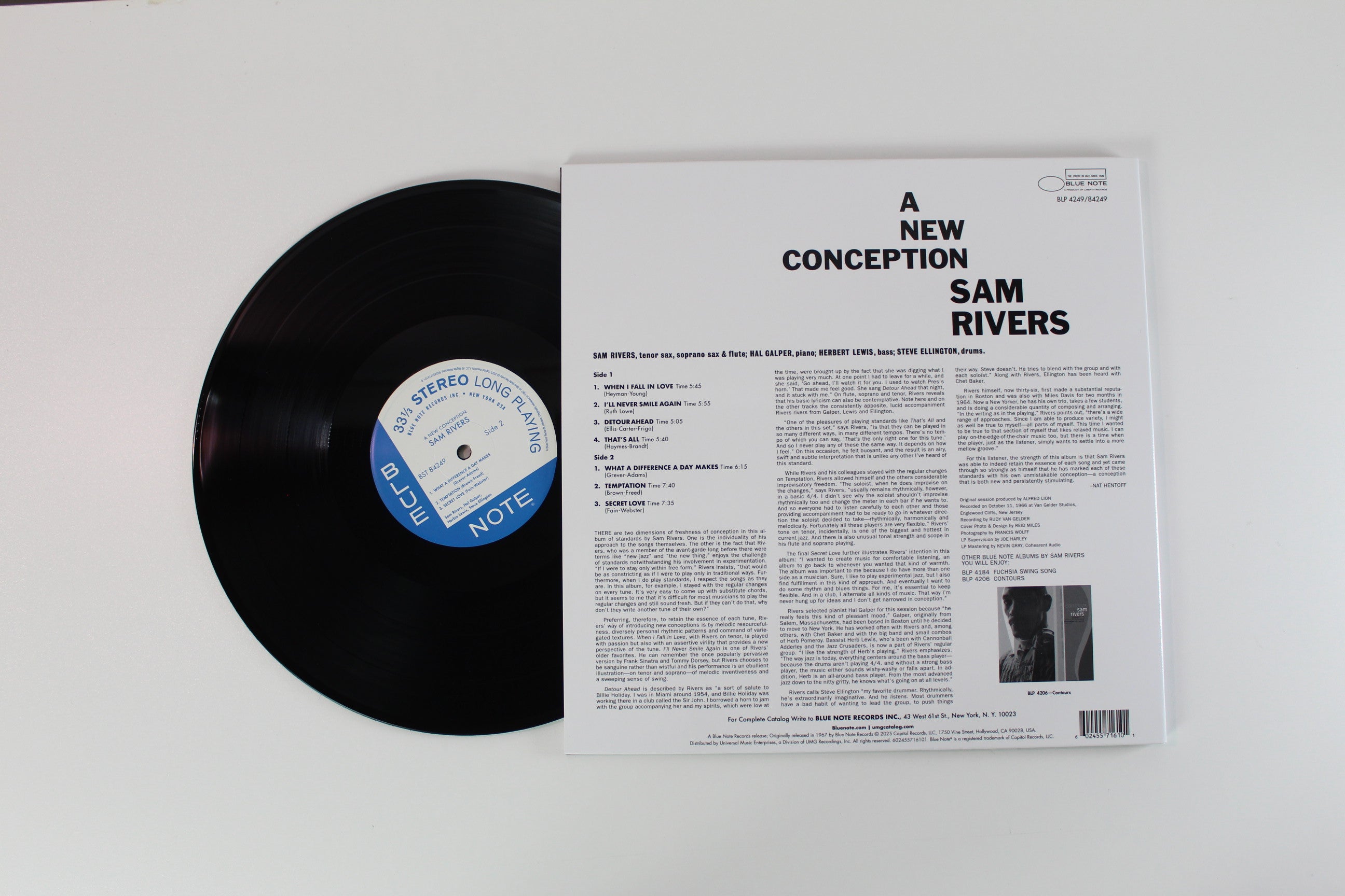 Sam Rivers - A New Conception Blue Note Tone Poet Series Reissue