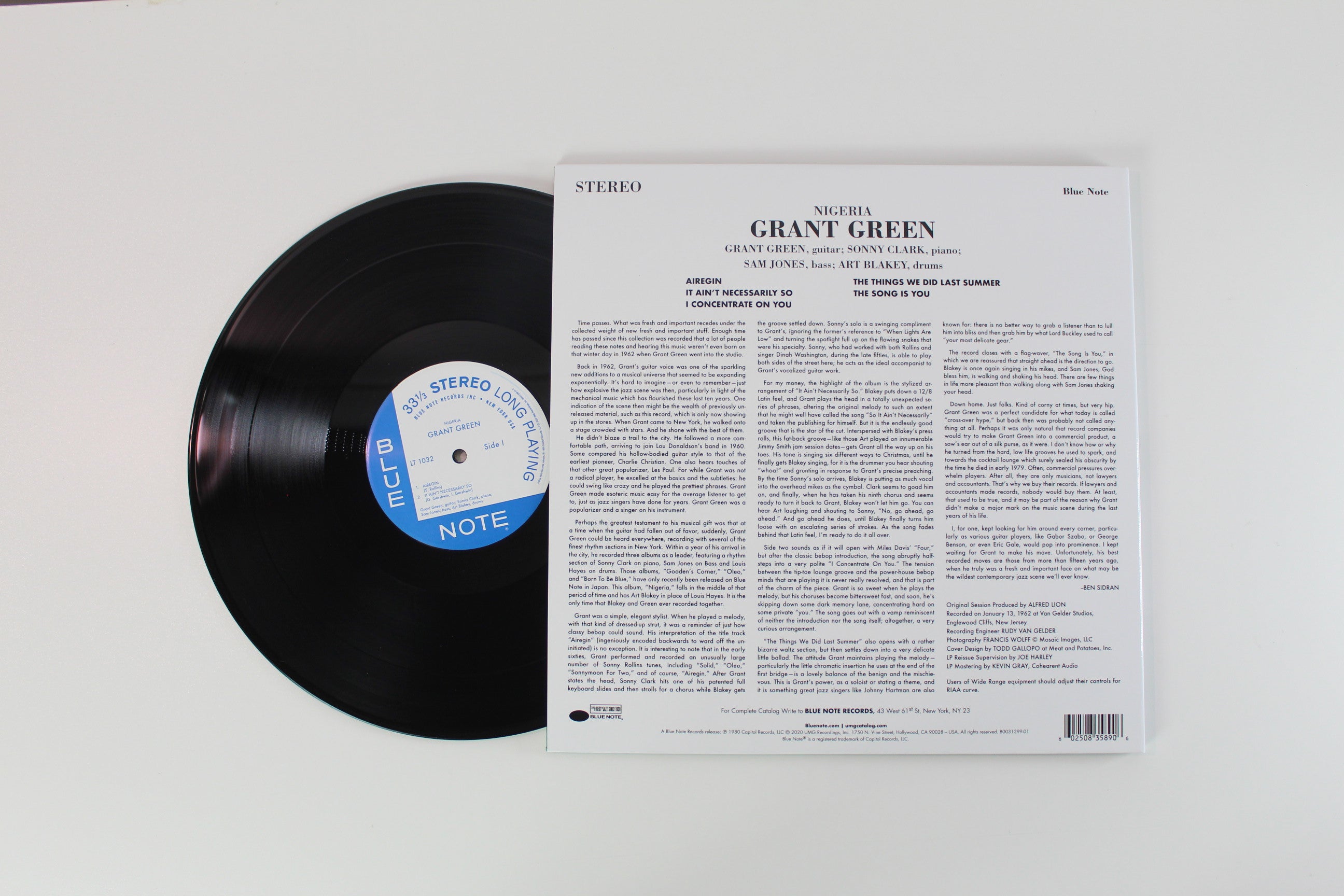 Grant Green - Nigeria Blue Note Tone Poet Series Reissue