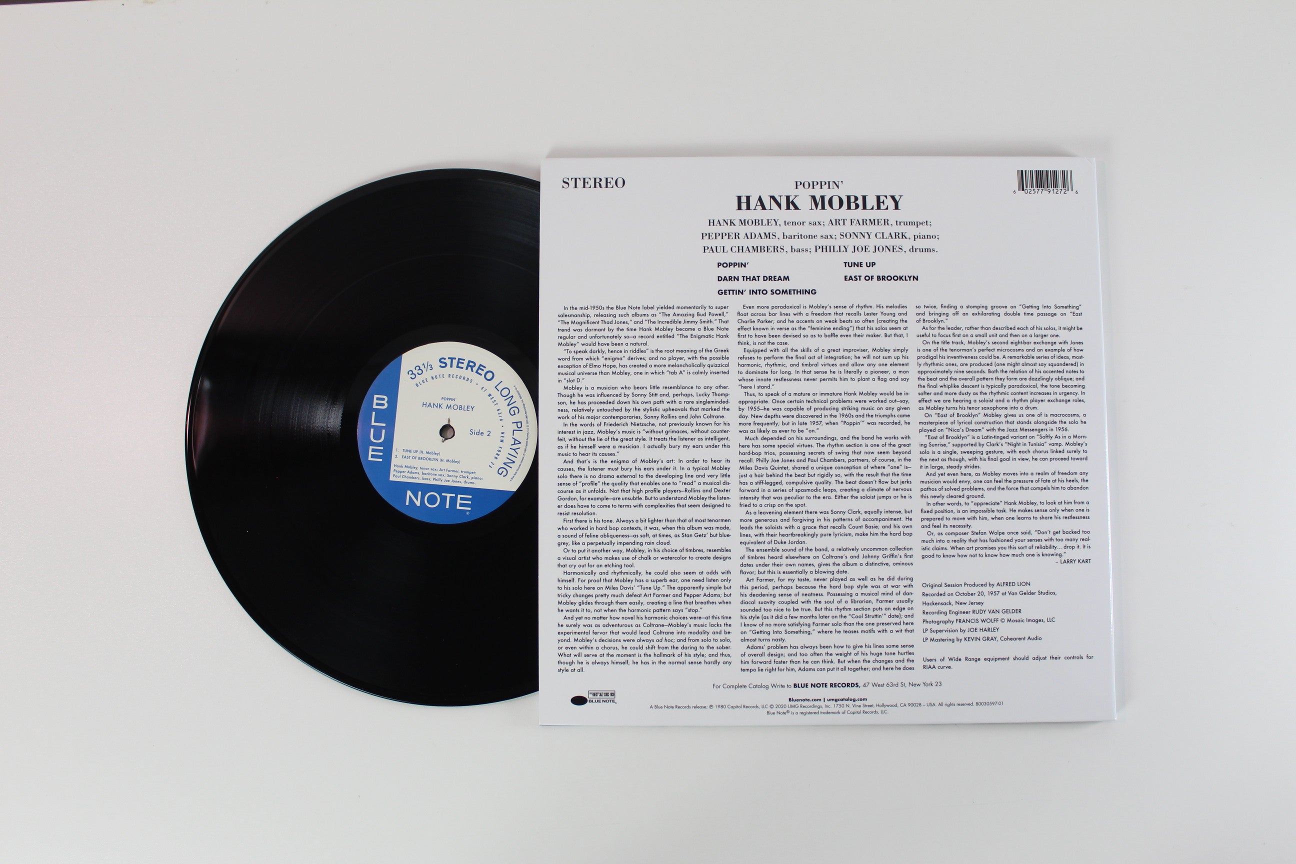 Hank Mobley - Poppin' Blue Note Tone Poet Series Reissue