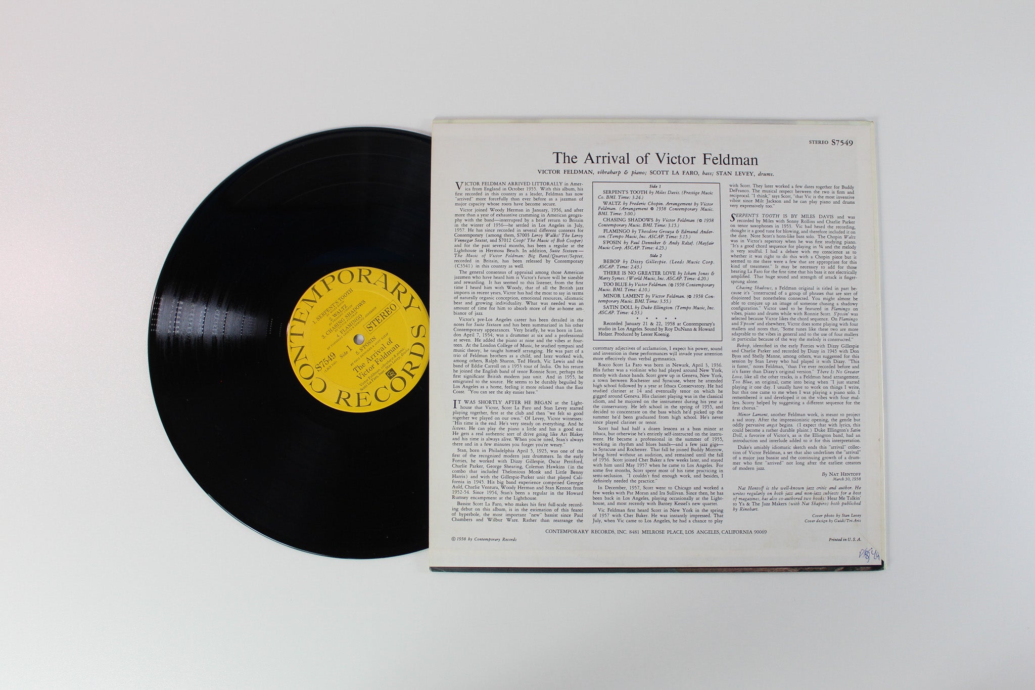 Victor Feldman - The Arrival Of Victor Feldman Reissue on Contemporary Records