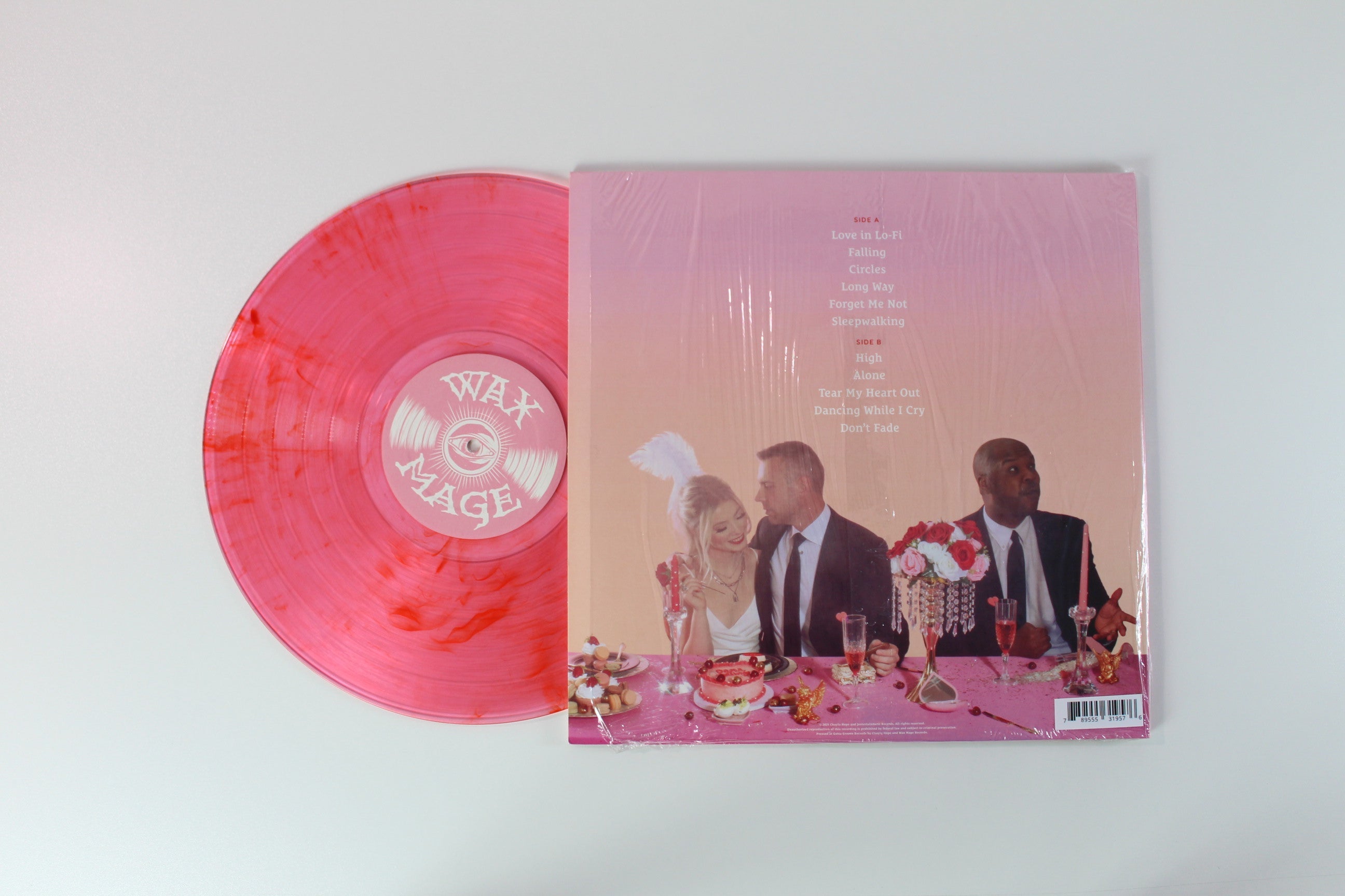 Chayla Hope - Damn, Feelings on Jestertainment Records - Pink w/ Red Swirl Vinyl