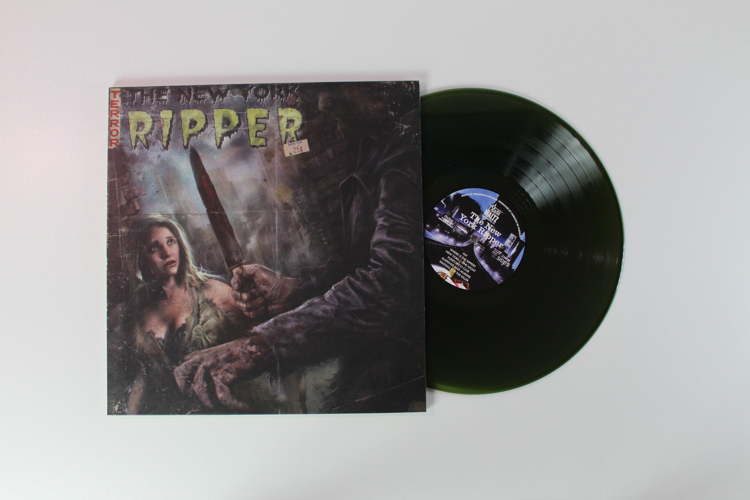 Francesco De Masi - The New York Ripper on Death Waltz Recording Company - Green Translucent Vinyl
