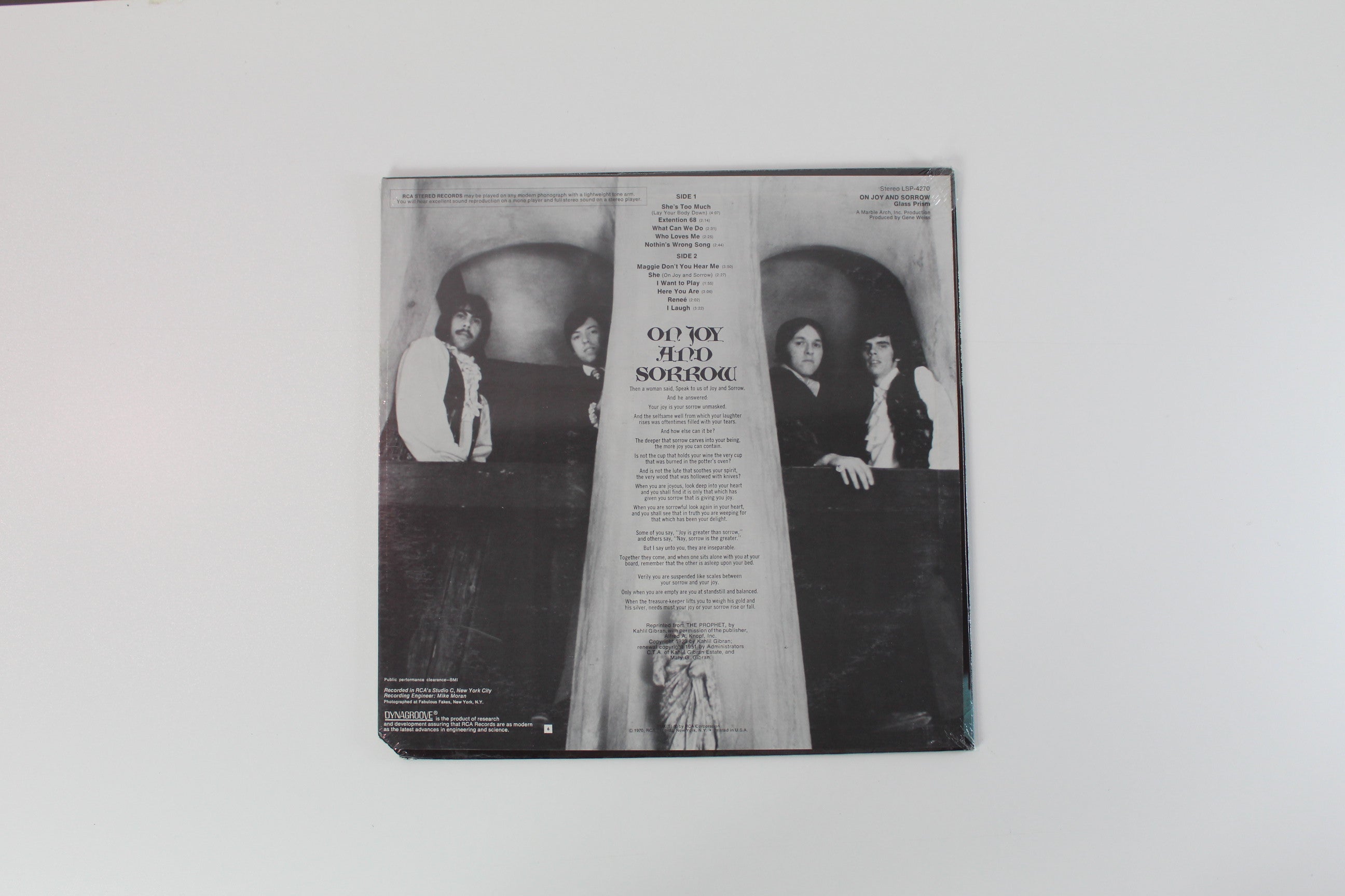 Glass Prism - On Joy And Sorrow on RCA Sealed