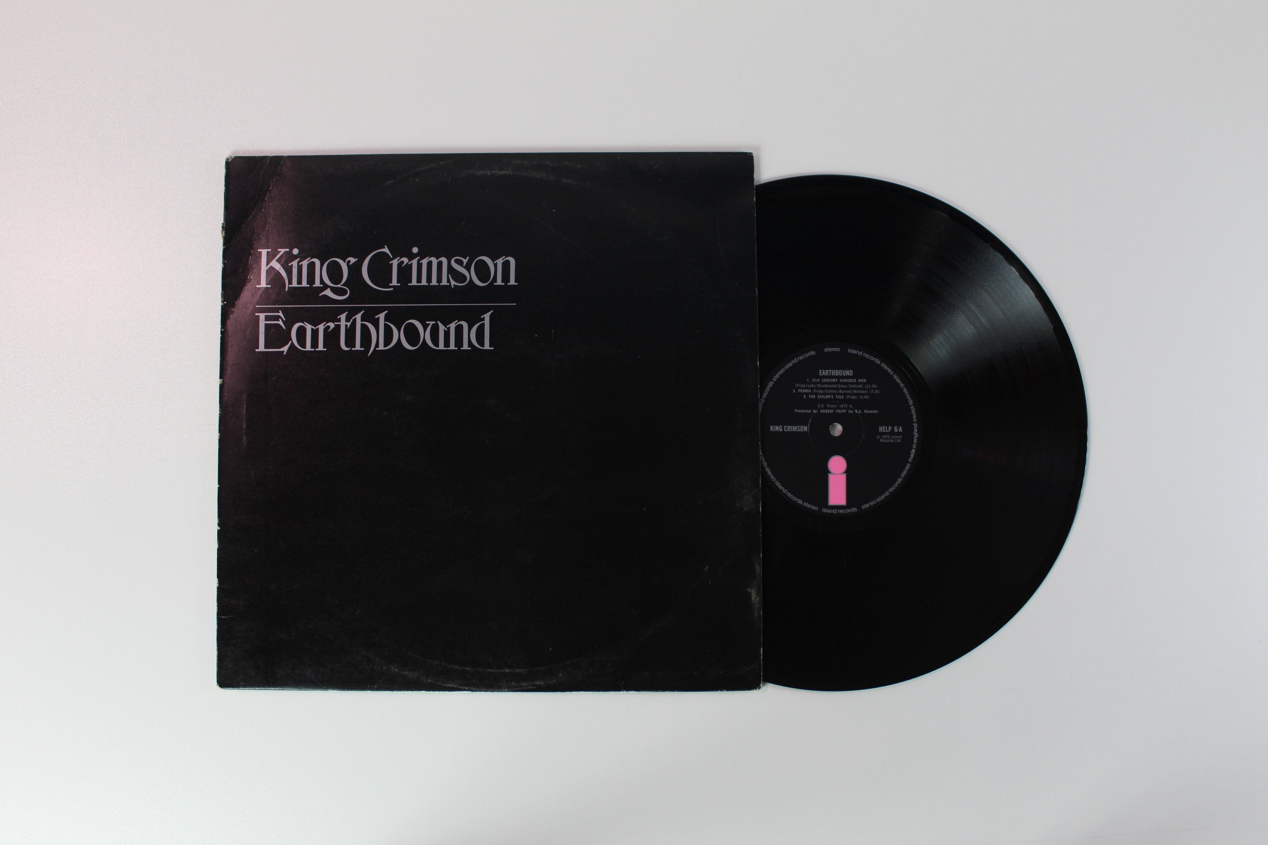 King Crimson - Earthbound on Island Records