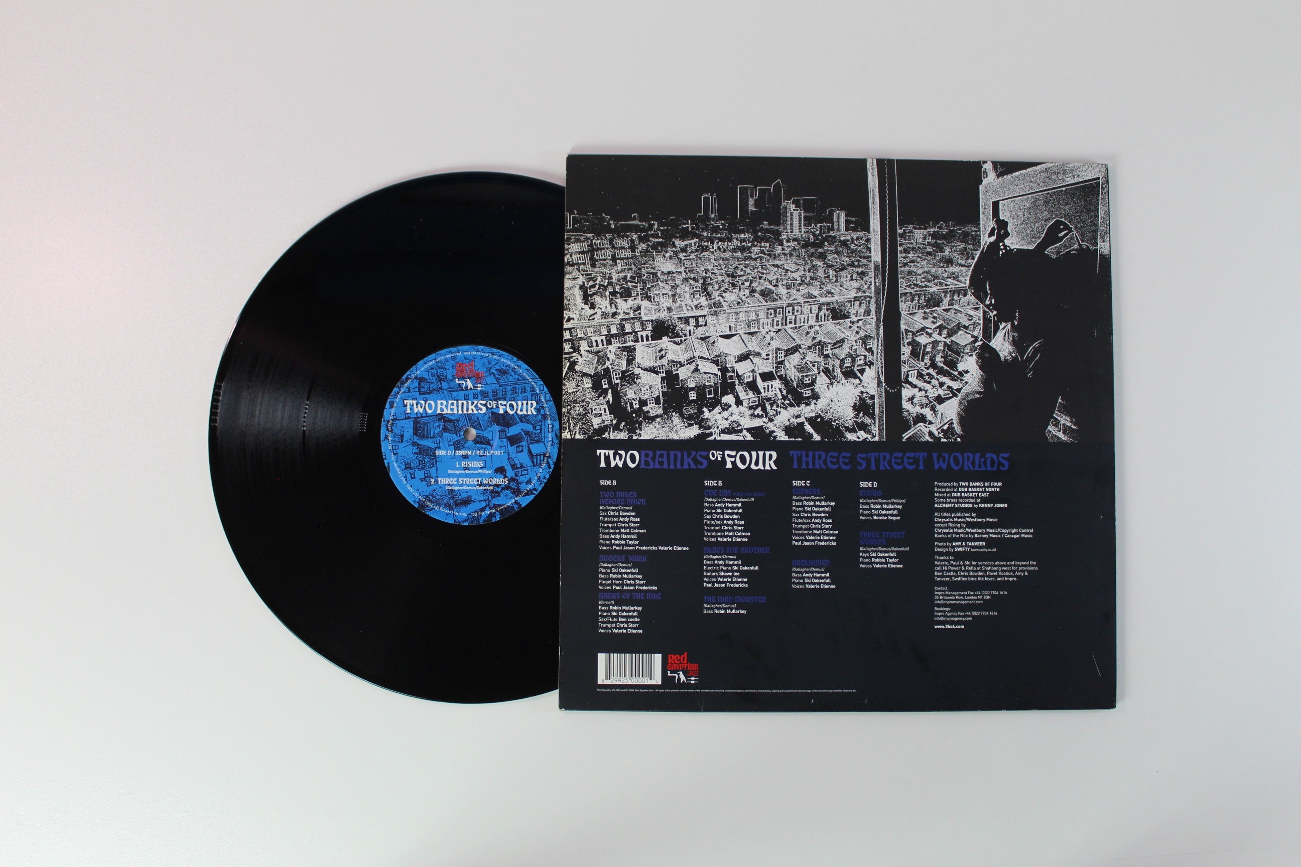 Two Banks Of Four - Three Street Worlds on Red Egyptian Jazz