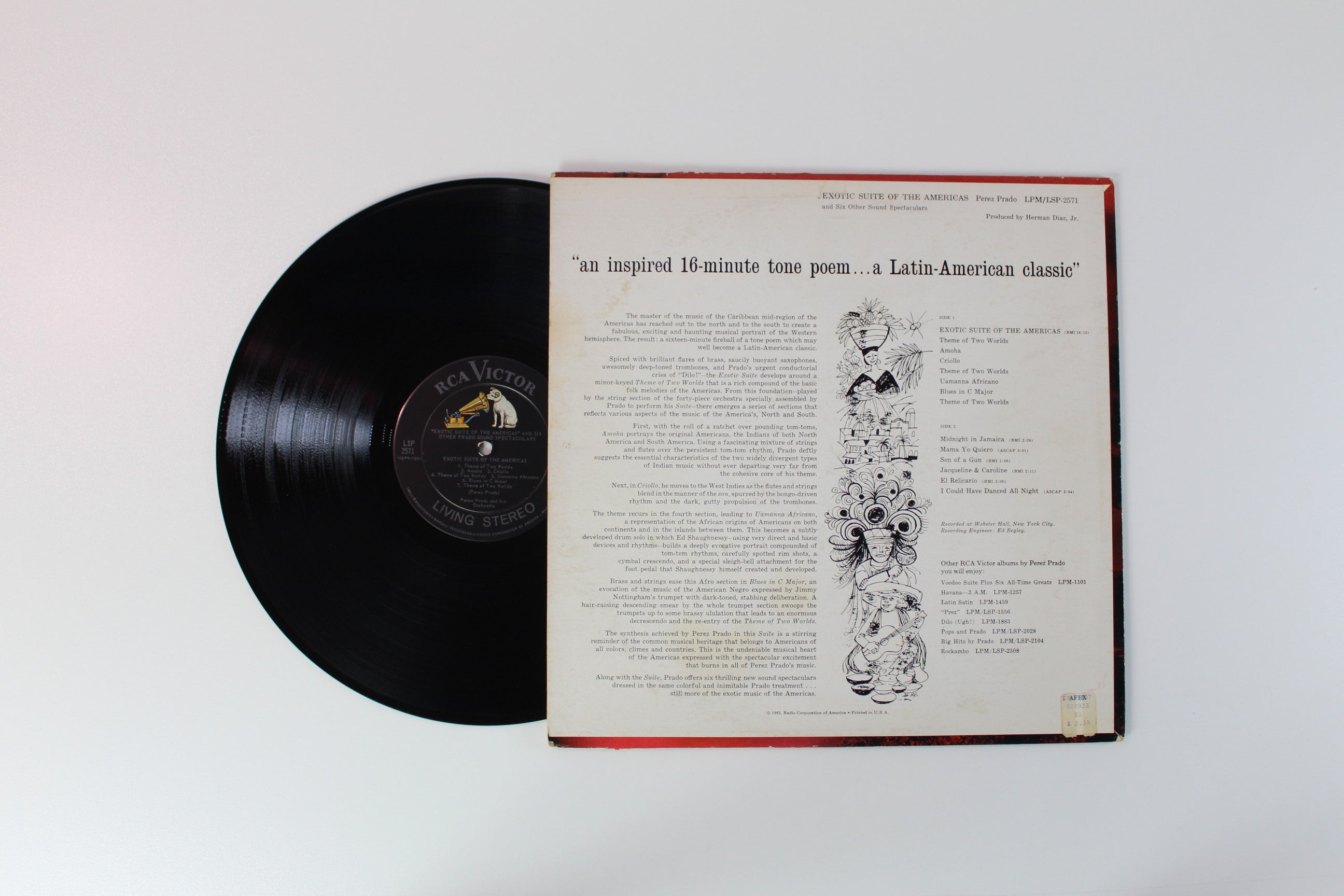 Perez Prado And His Orchestra - Exotic Suite Of The Americas on RCA Victor - Stereo