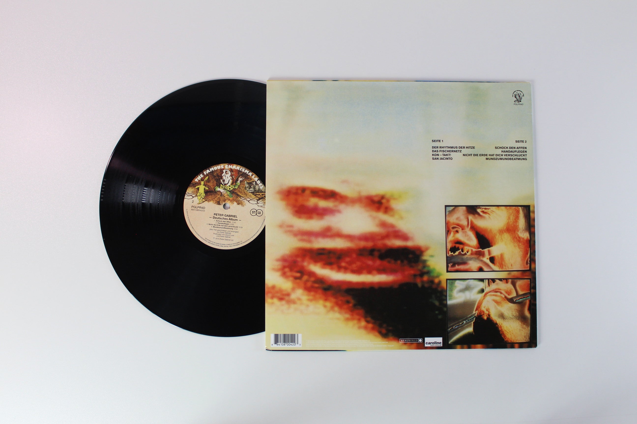 Peter Gabriel - Deutsches Album on Real World Records / Charisma