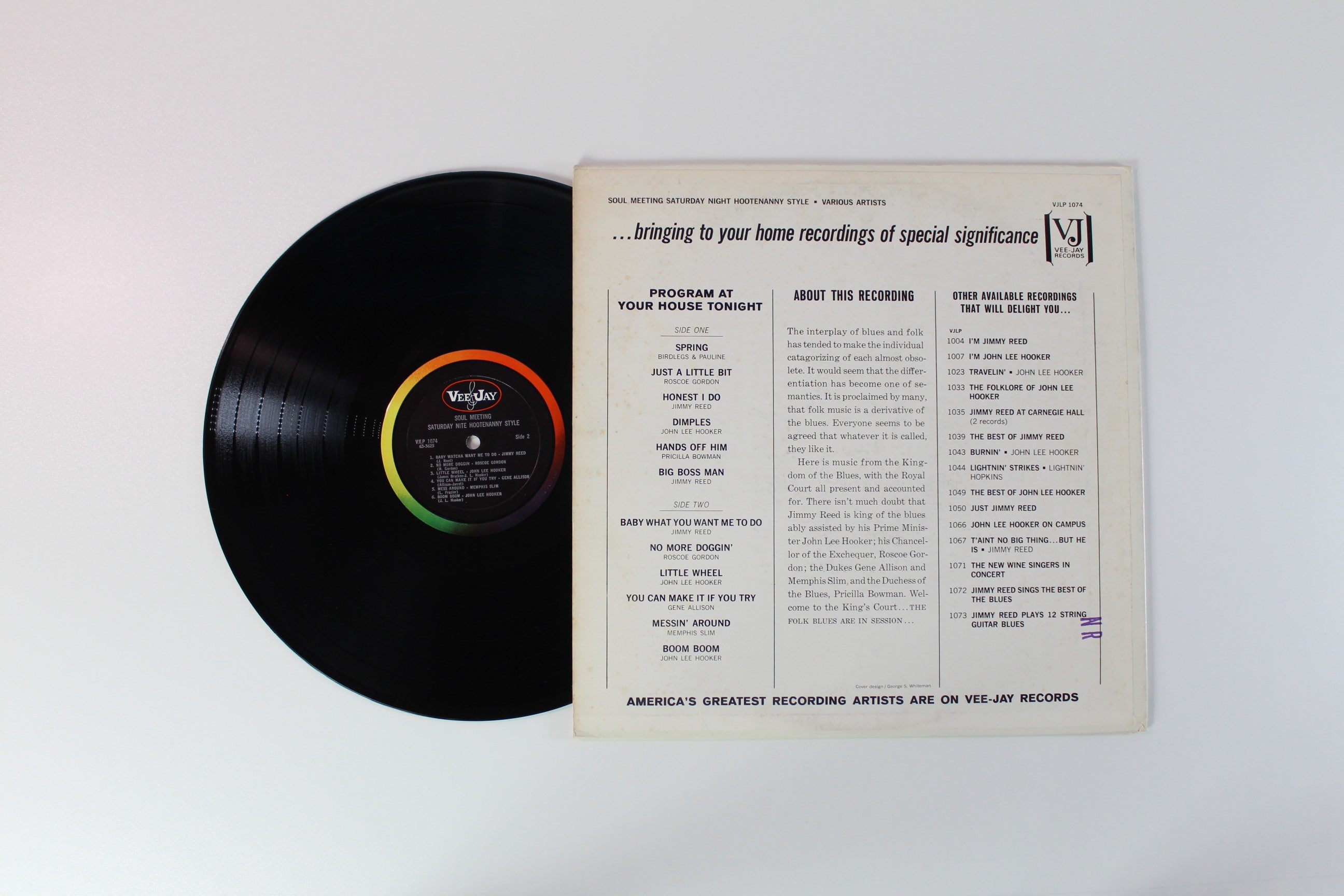 Various - Soul Meeting Saturday Night Hootenanny Style on Vee Jay Records