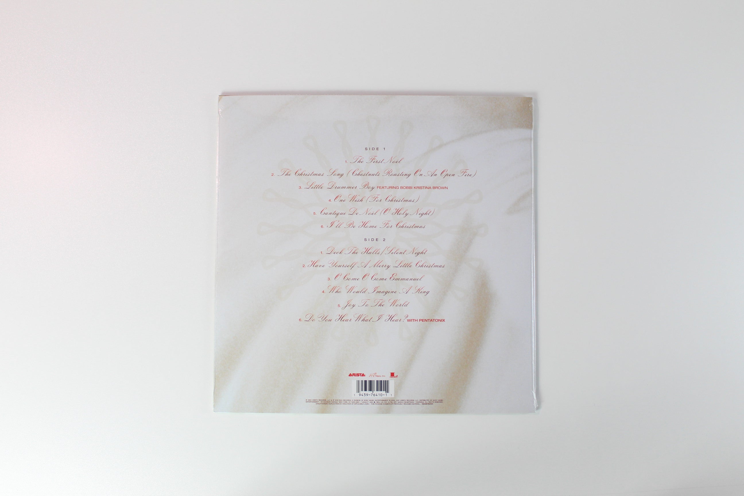 Whitney Houston - One Wish: The Holiday Album on Arista - Sealed