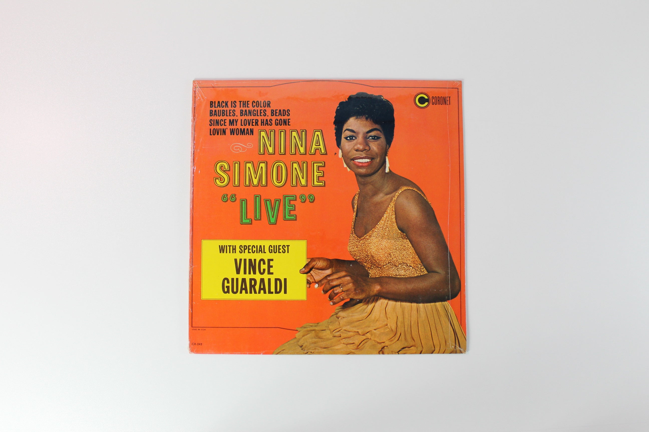 Nina Simone - Live - With Special Guest Vince Guaraldi on Coronet Records - Sealed