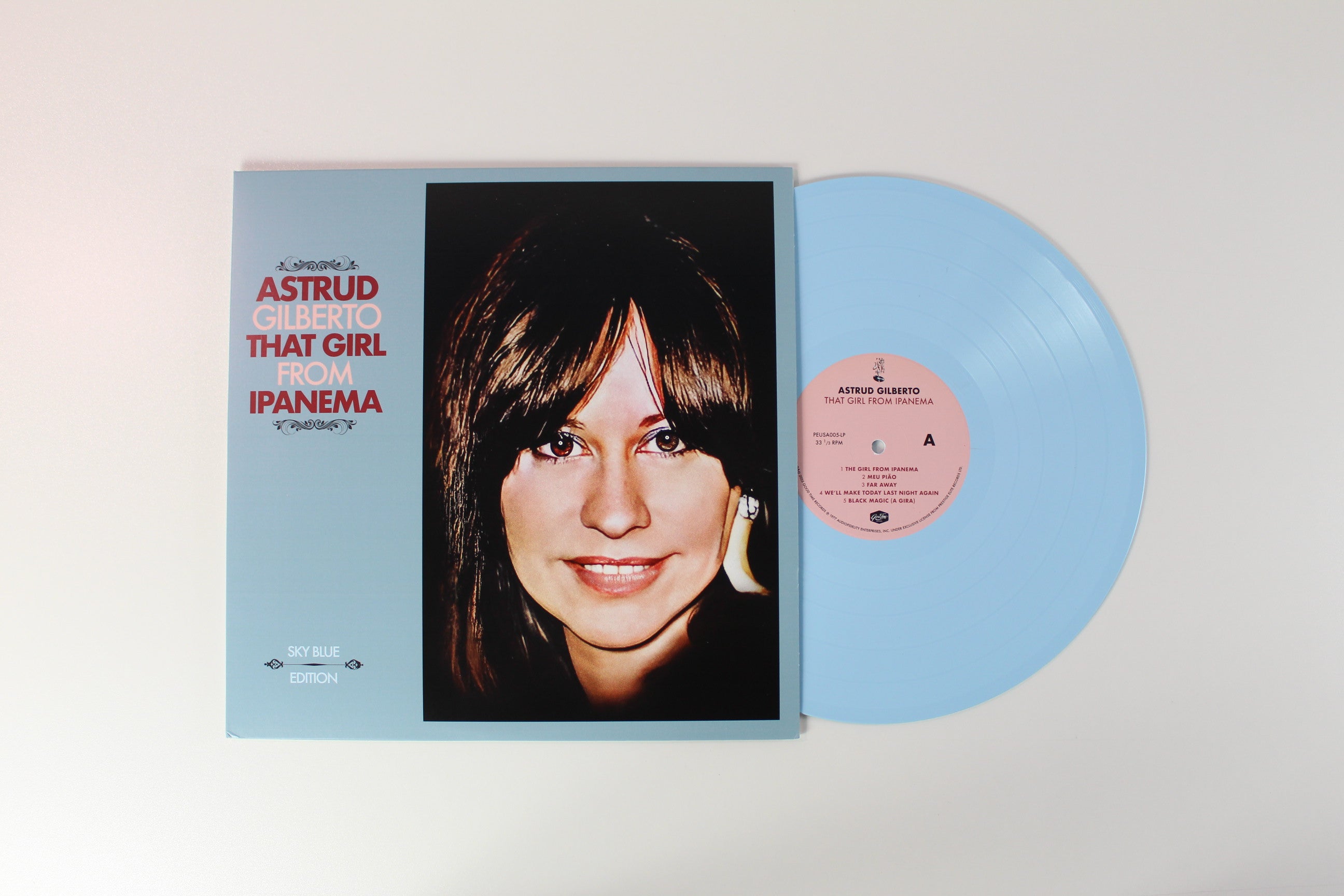 Astrud Gilberto - That Girl From Ipanema on Prestige Elite - Blue Vinyl