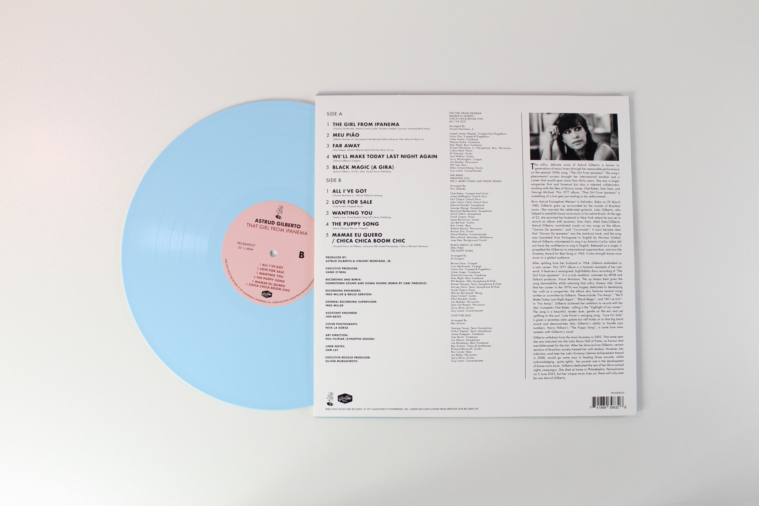 Astrud Gilberto - That Girl From Ipanema on Prestige Elite - Blue Vinyl