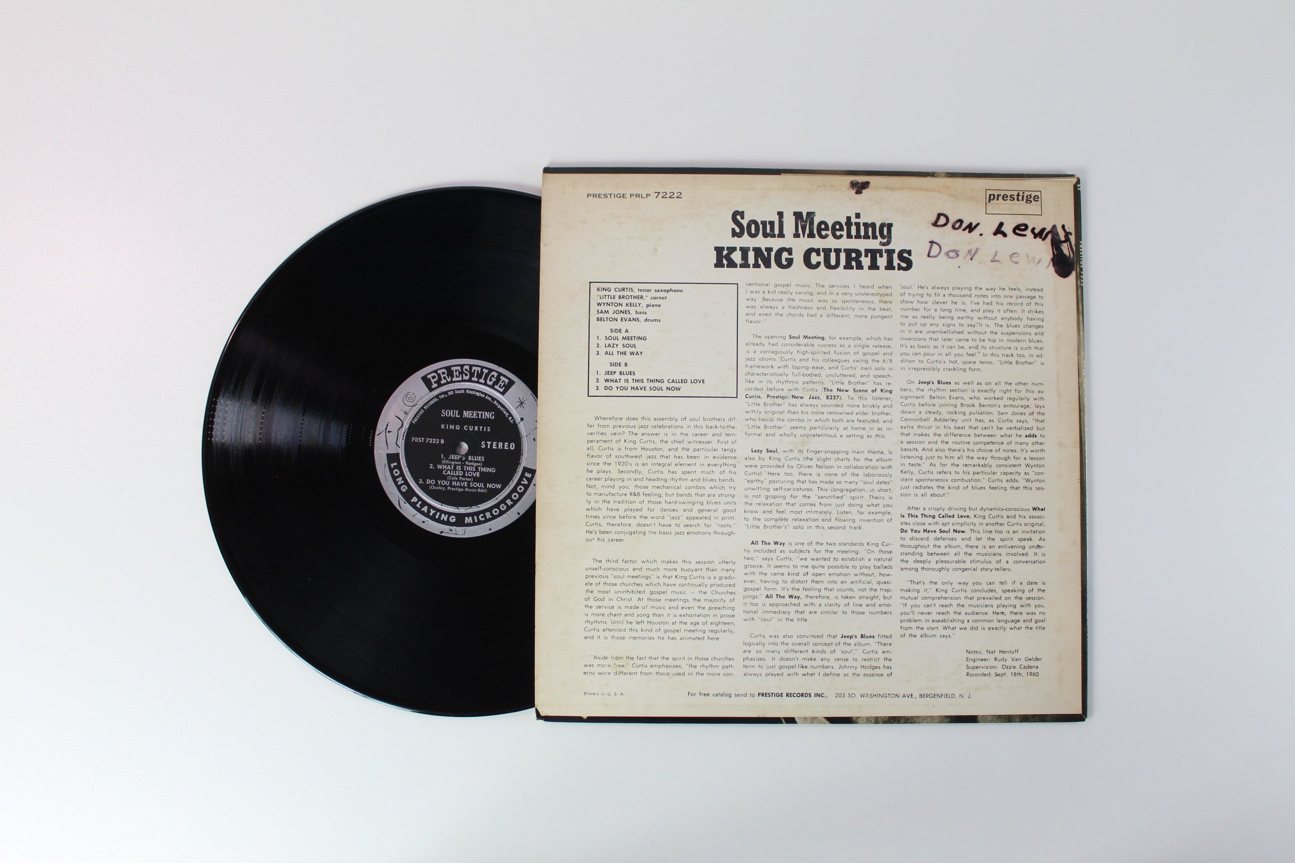 King Curtis - Soul Meeting on Prestige Stereo