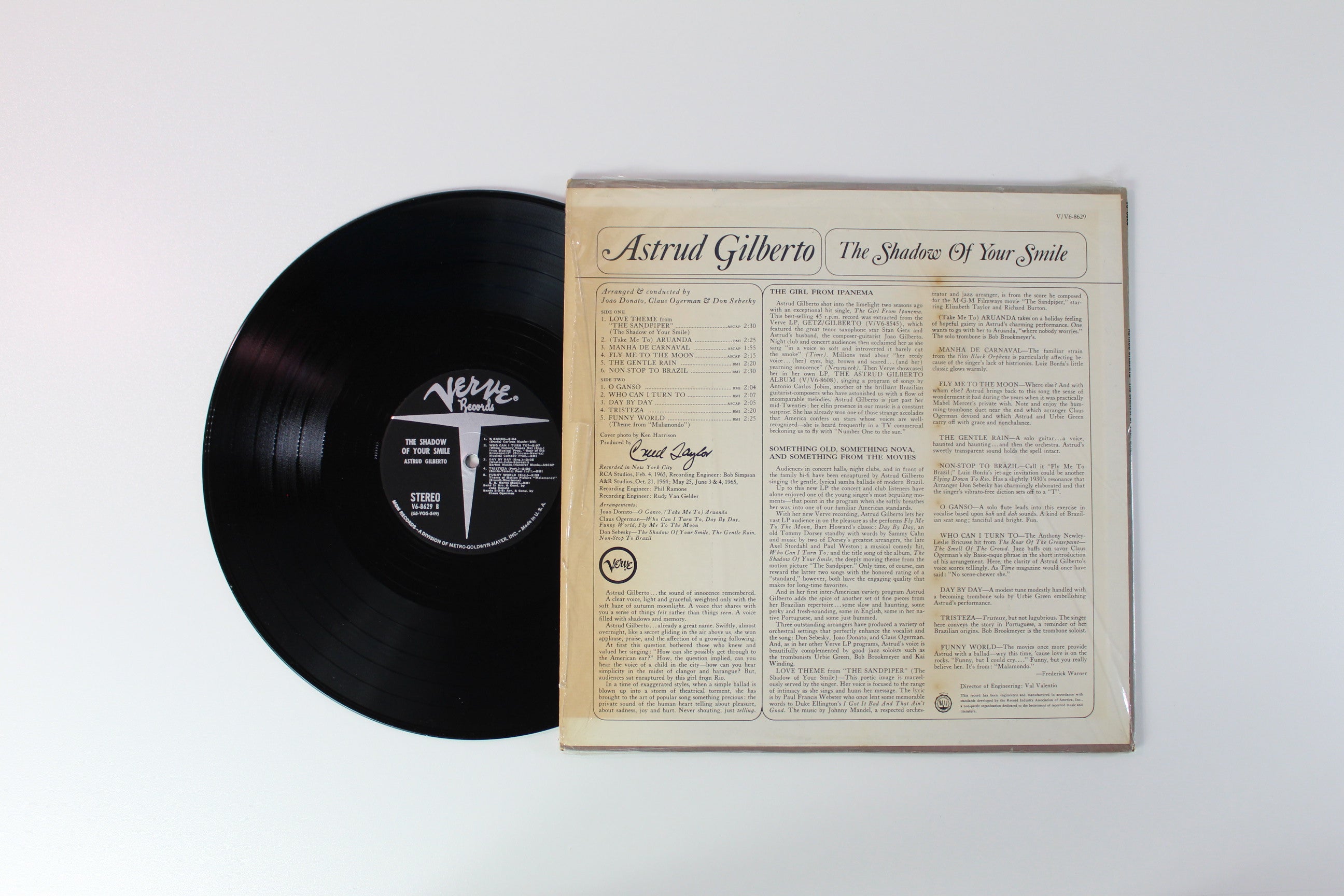 Astrud Gilberto - The Shadow Of Your Smile on Verve Records